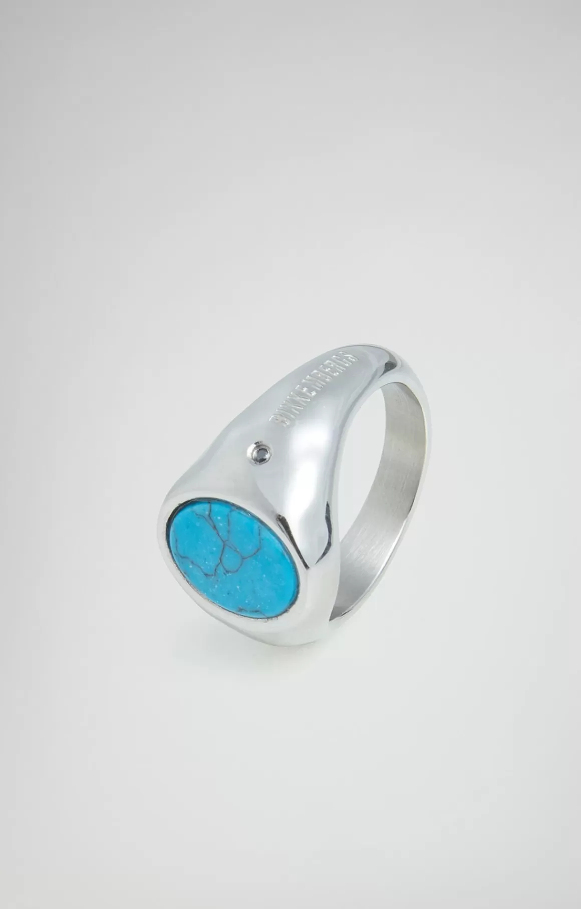 Jewellery^Bikkembergs Men's Chevalier Ring With Turquoise white