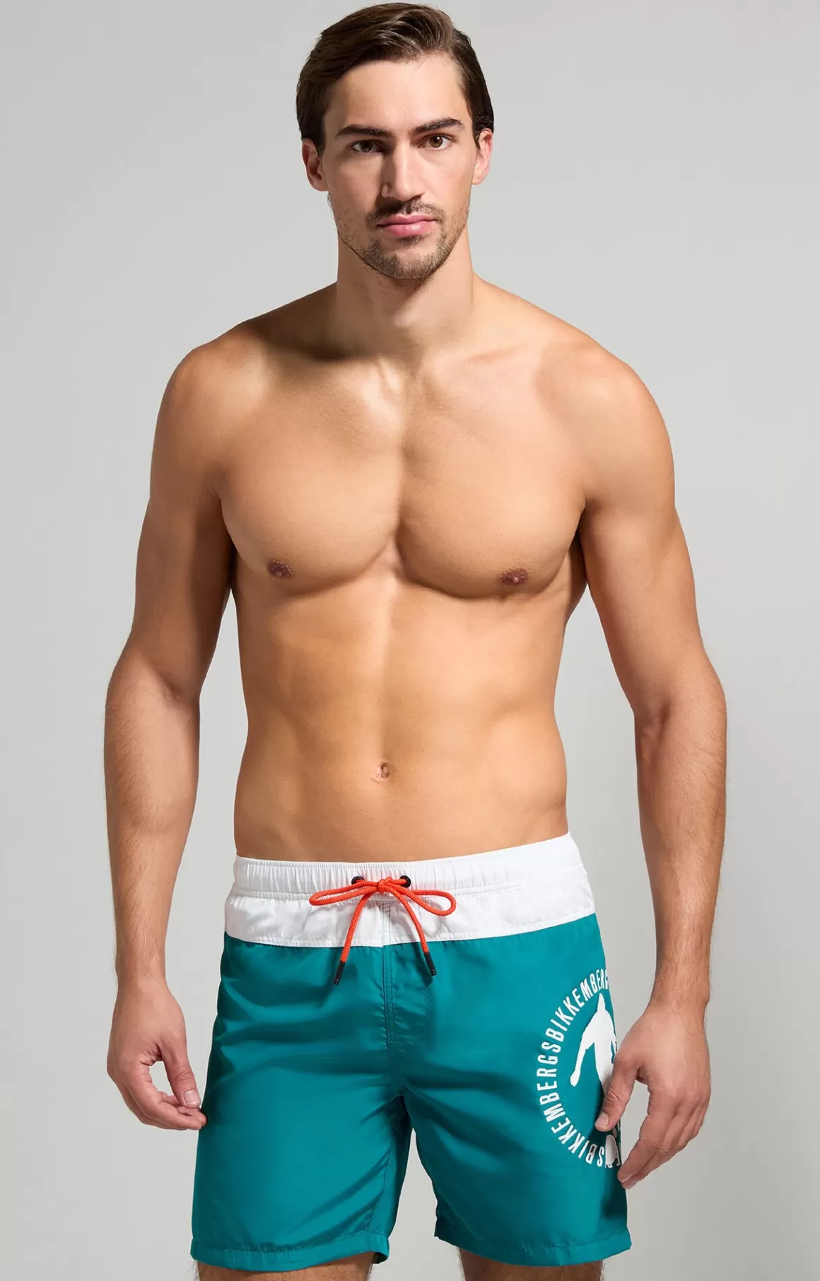 Shorts^Bikkembergs Men's Colour Block Boardshorts everglade