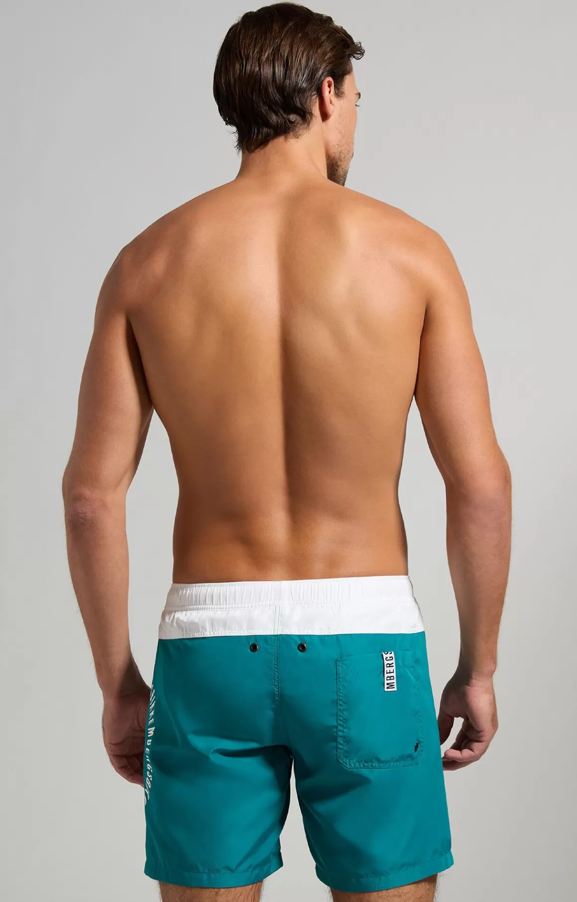 Shorts^Bikkembergs Men's Colour Block Boardshorts everglade