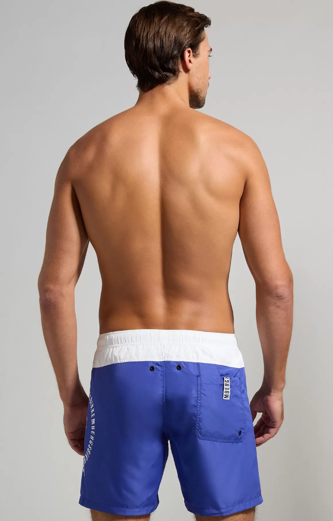 Shorts^Bikkembergs Men's Colour Block Boardshorts clematis blue