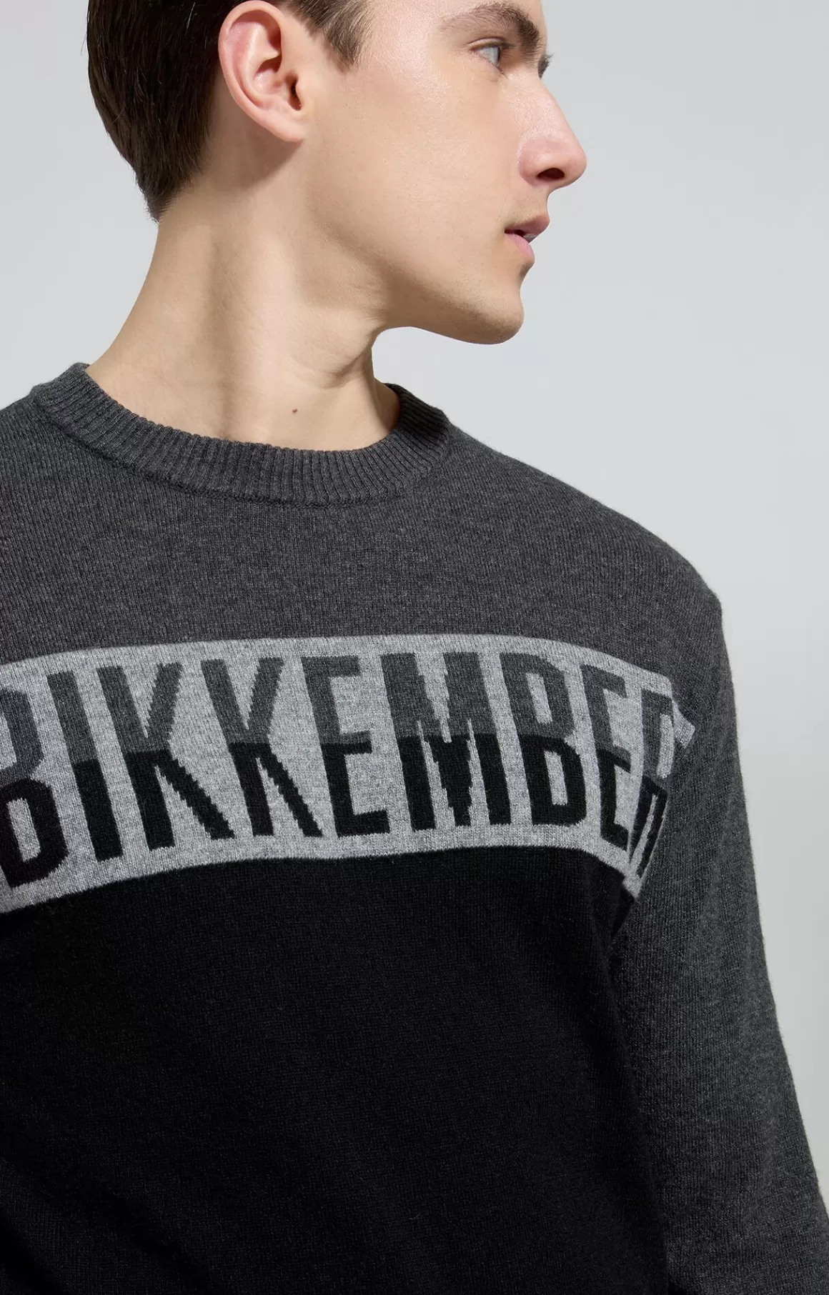 Knitwear^Bikkembergs Men's Colour-block Pullover deep weel