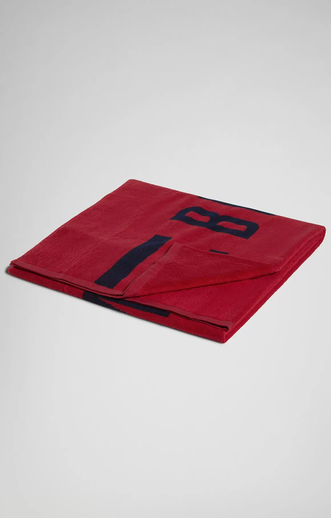 Beach Towels^Bikkembergs Men's Cotton Beach Towel goji berry