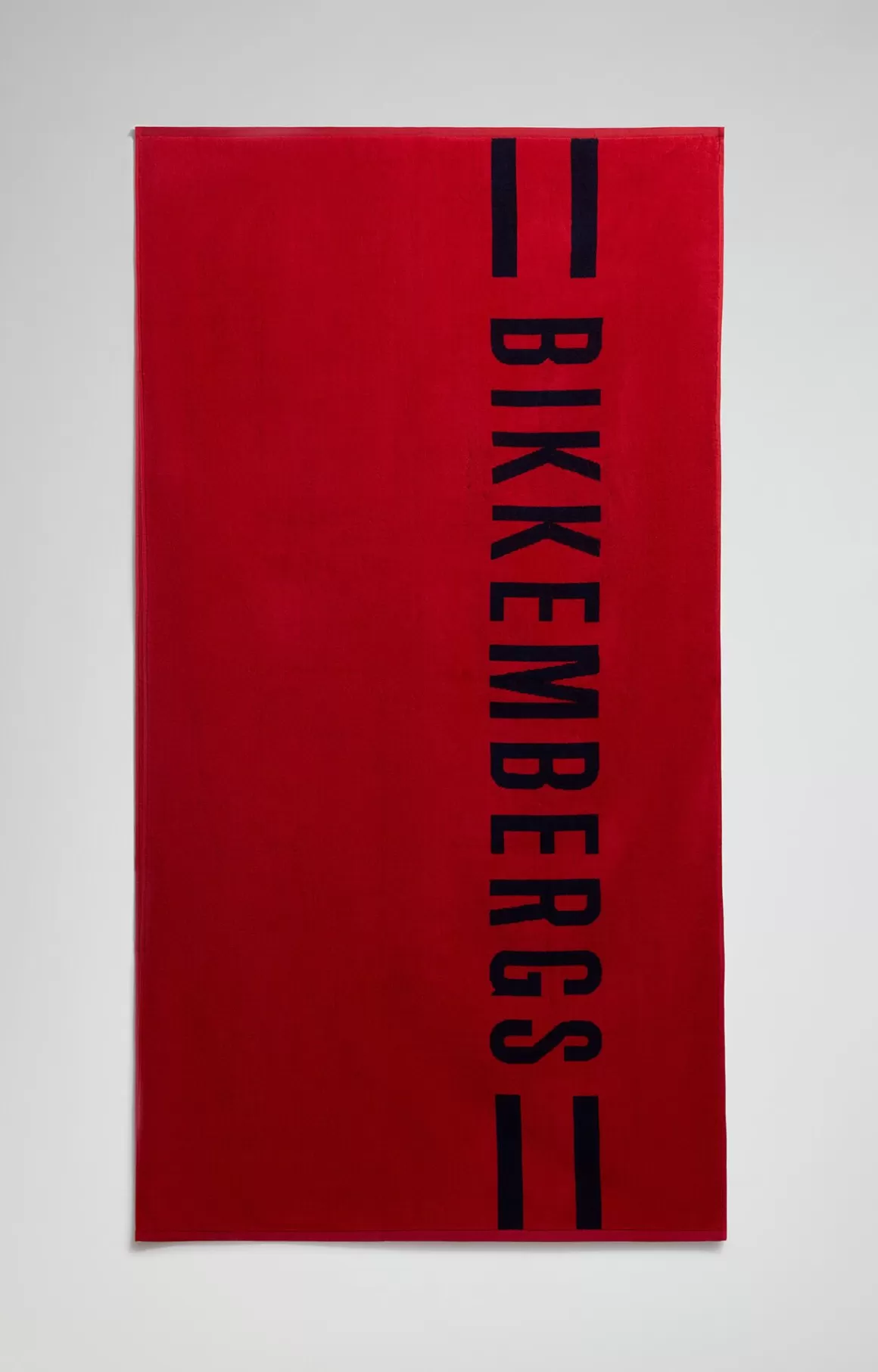 Beach Towels^Bikkembergs Men's Cotton Beach Towel goji berry