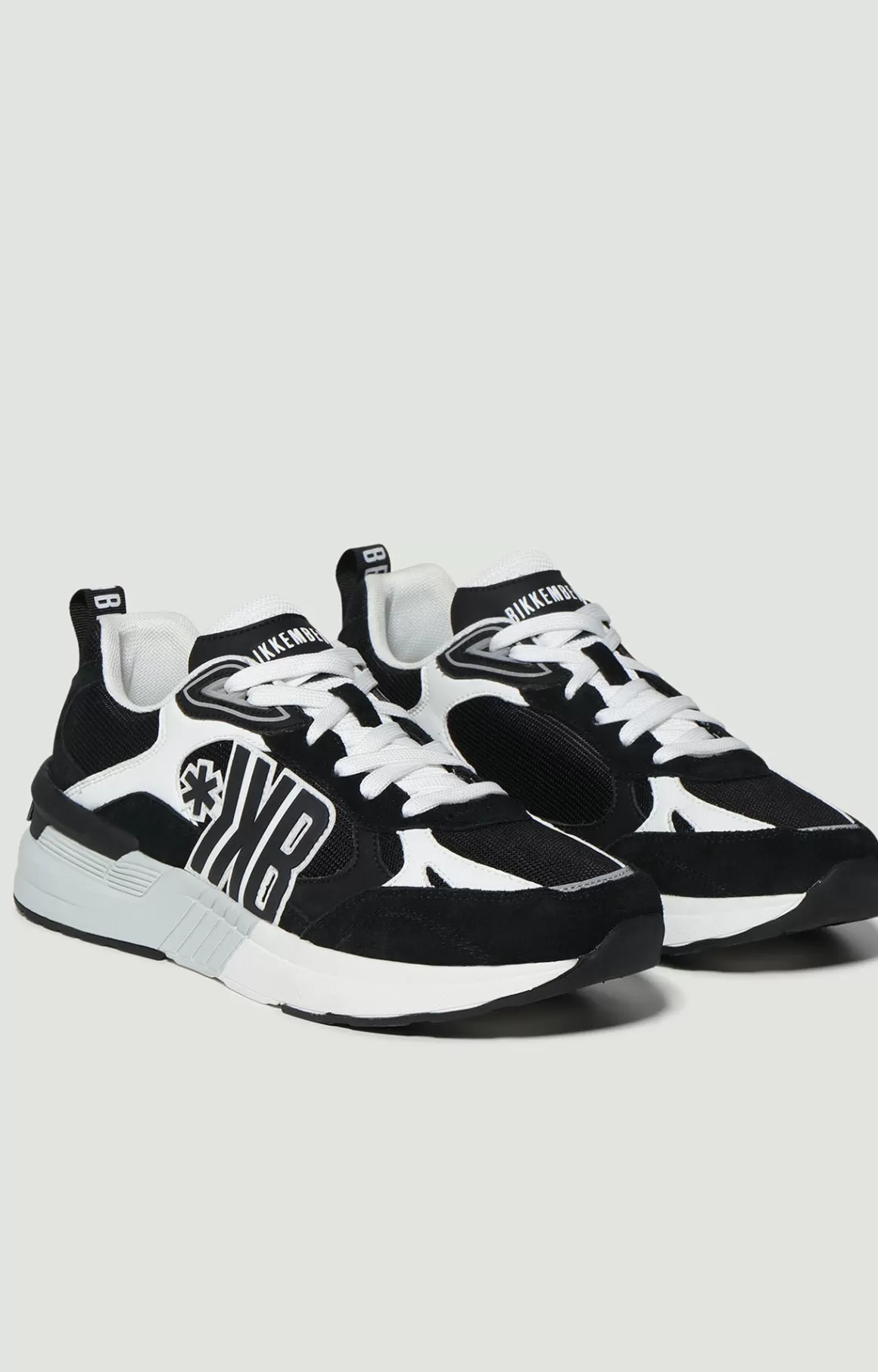 Sneakers^Bikkembergs Men's Double Lace Sneakers - Dunga M black/white