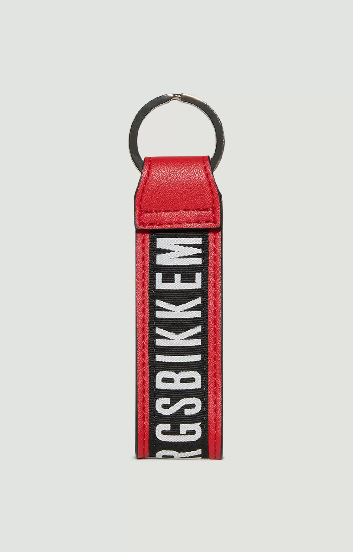 Keychains^Bikkembergs Men's Eco Leather Keyholder red