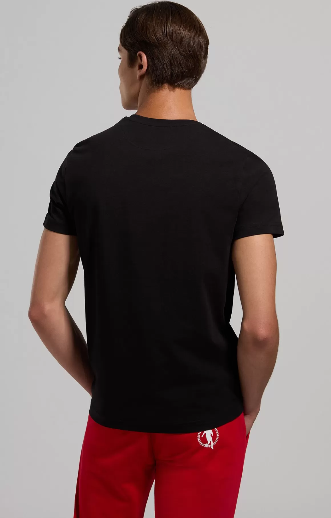 T-Shirts^Bikkembergs Men's Embroidered Logo T-shirt black