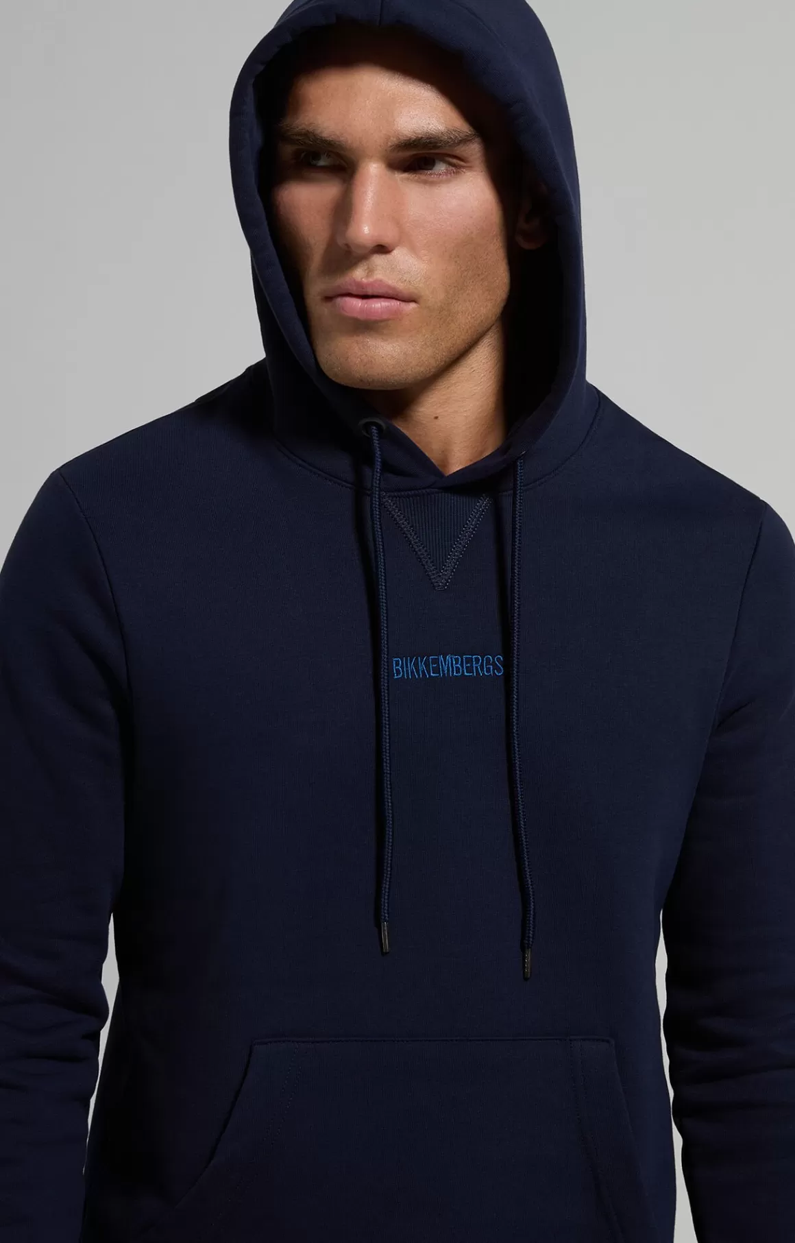 Sweaters | Tracksuits^Bikkembergs Men's Embroidered Sweatshirt blue graphite