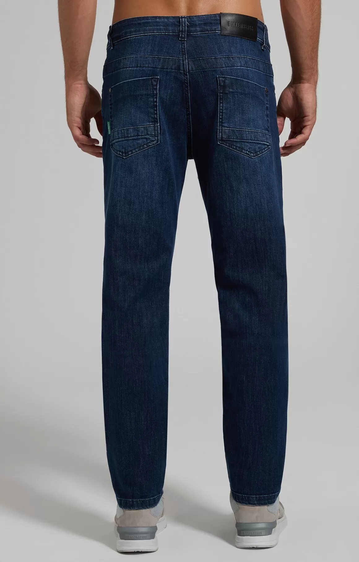 Jeans^Bikkembergs Men's Faded Jeans l2 blue denim