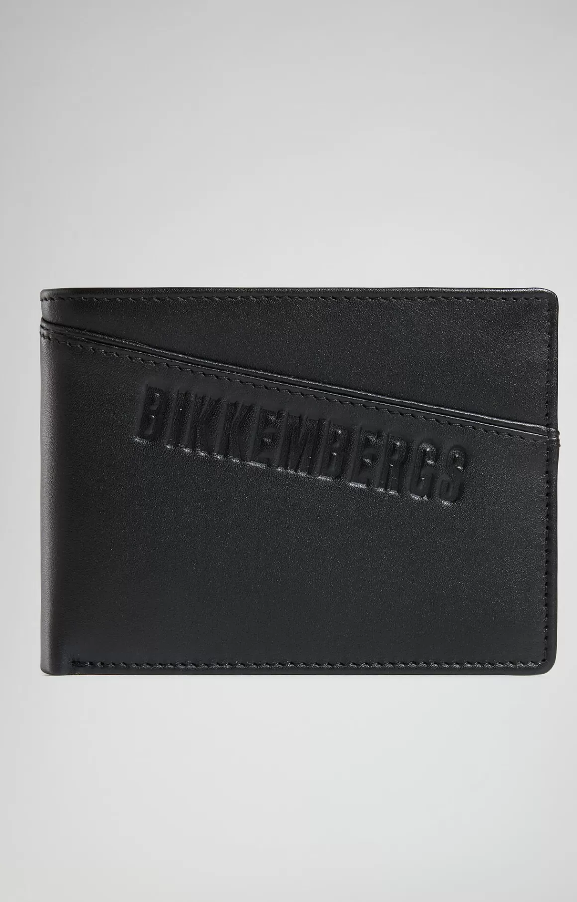 Wallets^Bikkembergs Men's Flap Wallet black