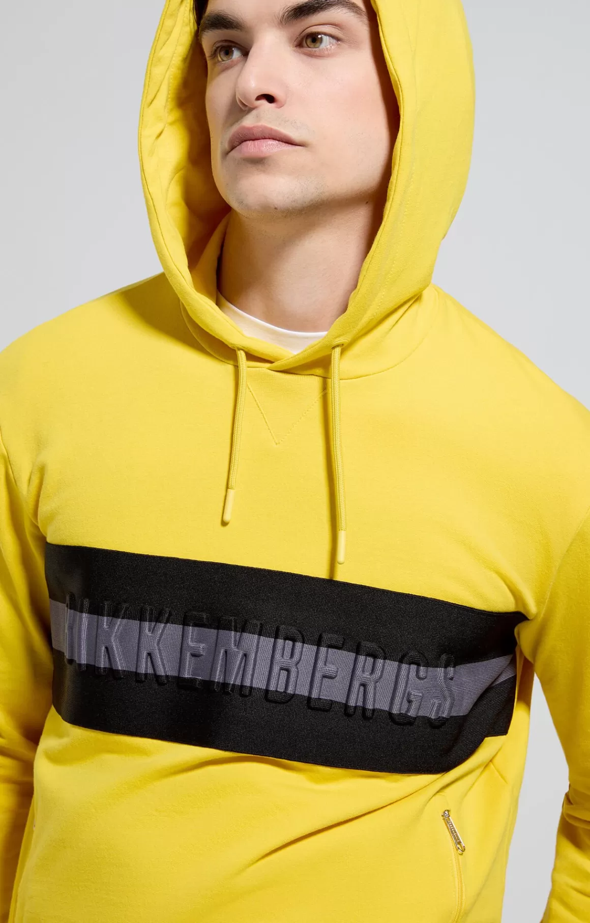 Sweaters^Bikkembergs Men's Hoodie sulphur