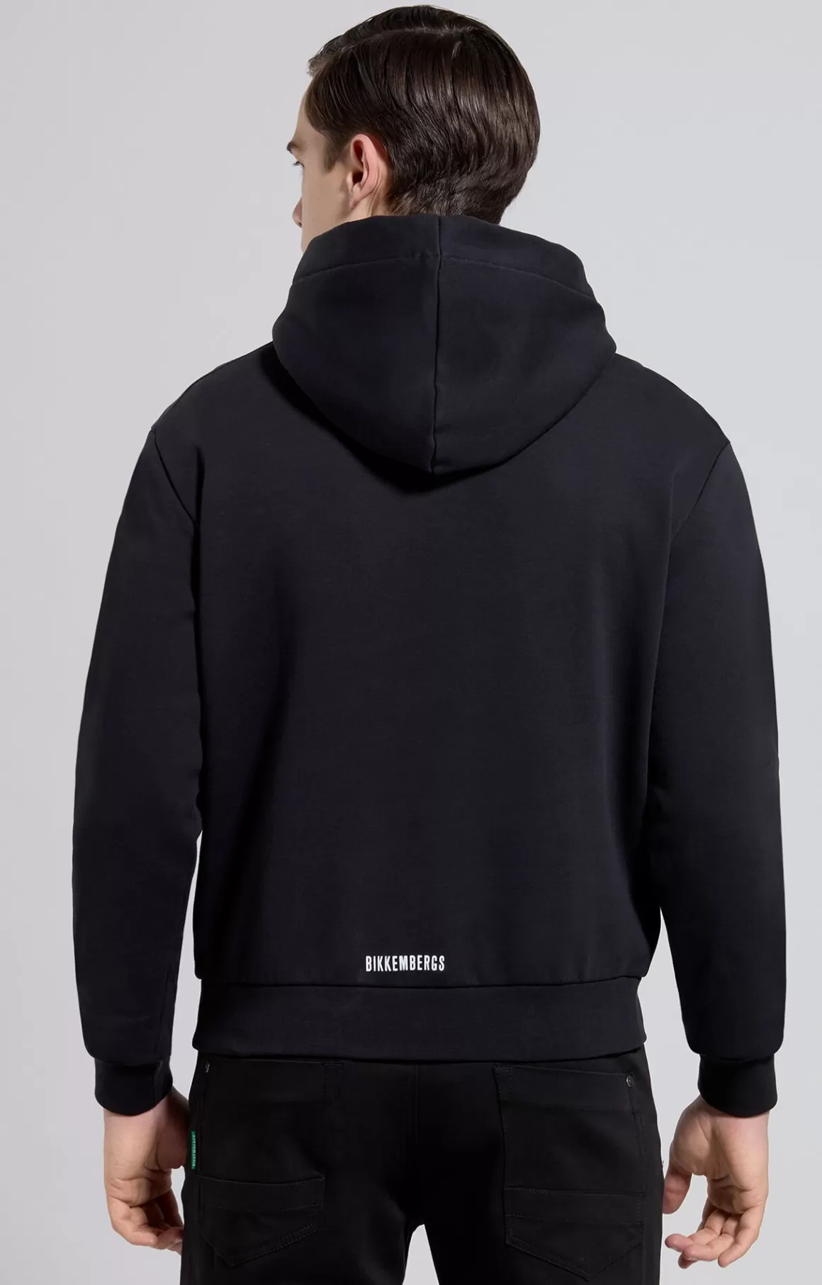 Sweaters^Bikkembergs Men's Hoodie meteorite black