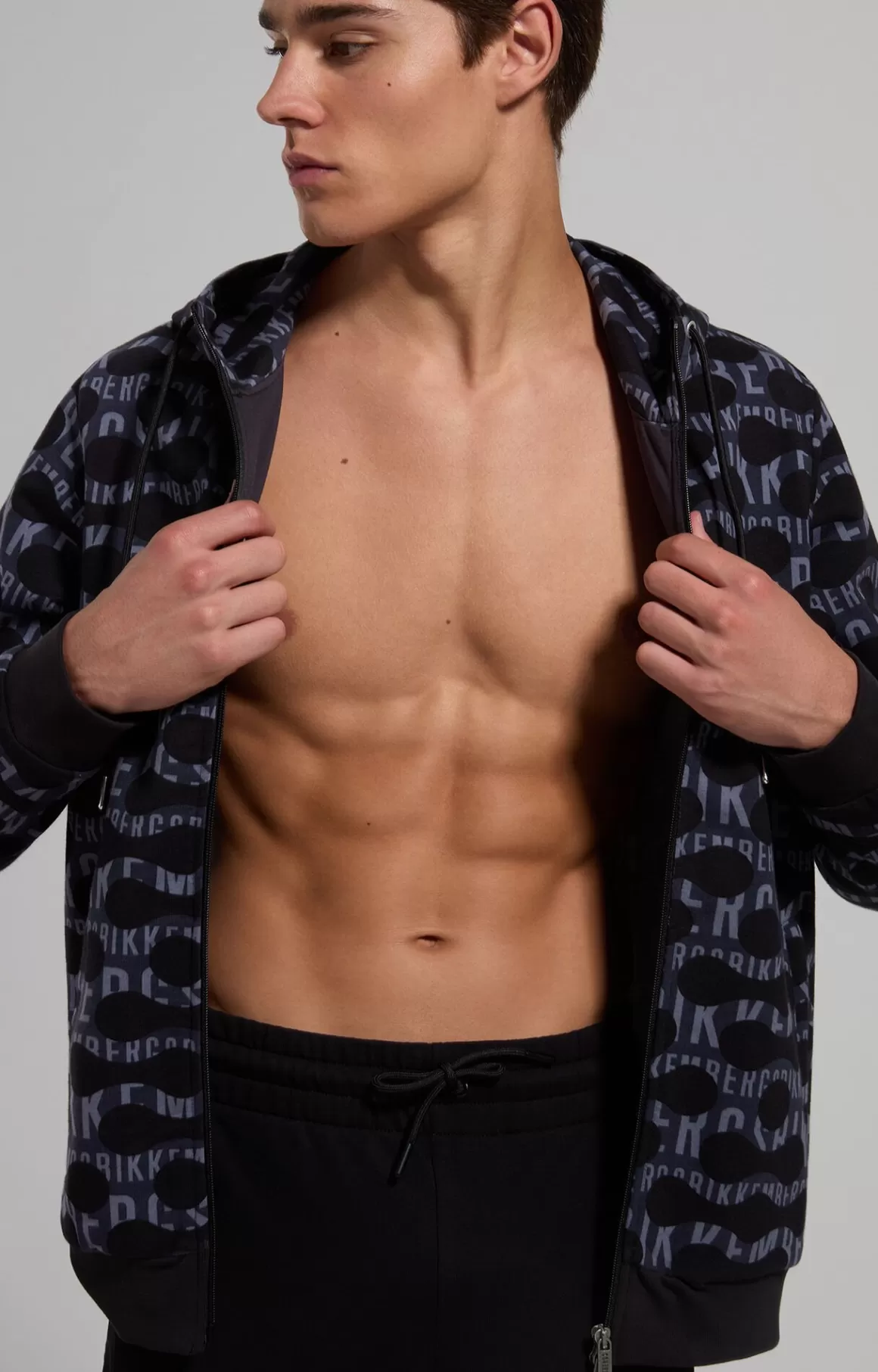 Sweaters | Tracksuits^Bikkembergs Men's Hoodie Pop Camouflage black