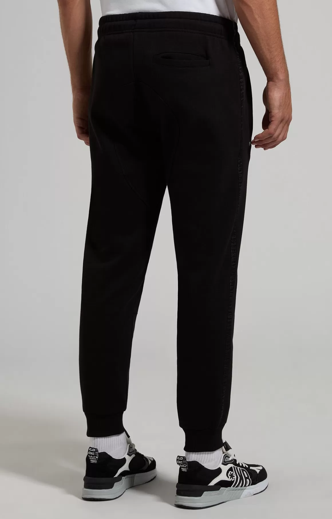 Tracksuits^Bikkembergs Men's Joggers With Tape black