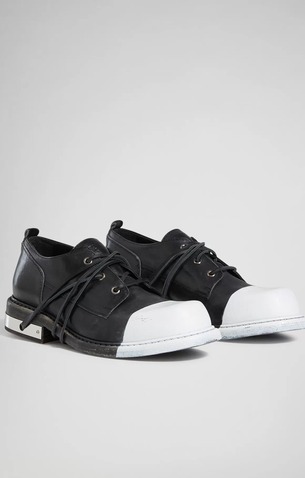 Lace-Up Shoes^Bikkembergs MEN'S LACE-UP SHOES - MET HOLE black/white