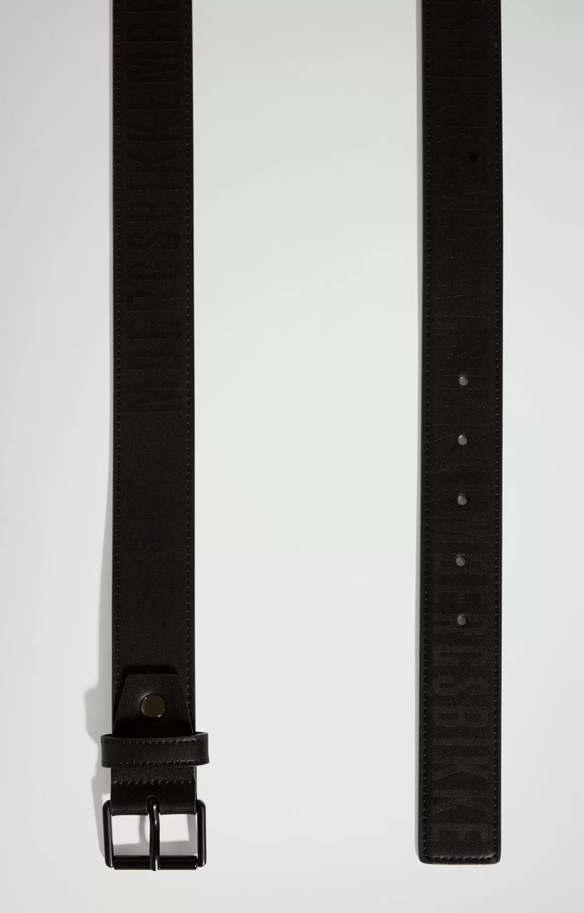 Belts^Bikkembergs Men's Leather Belt black