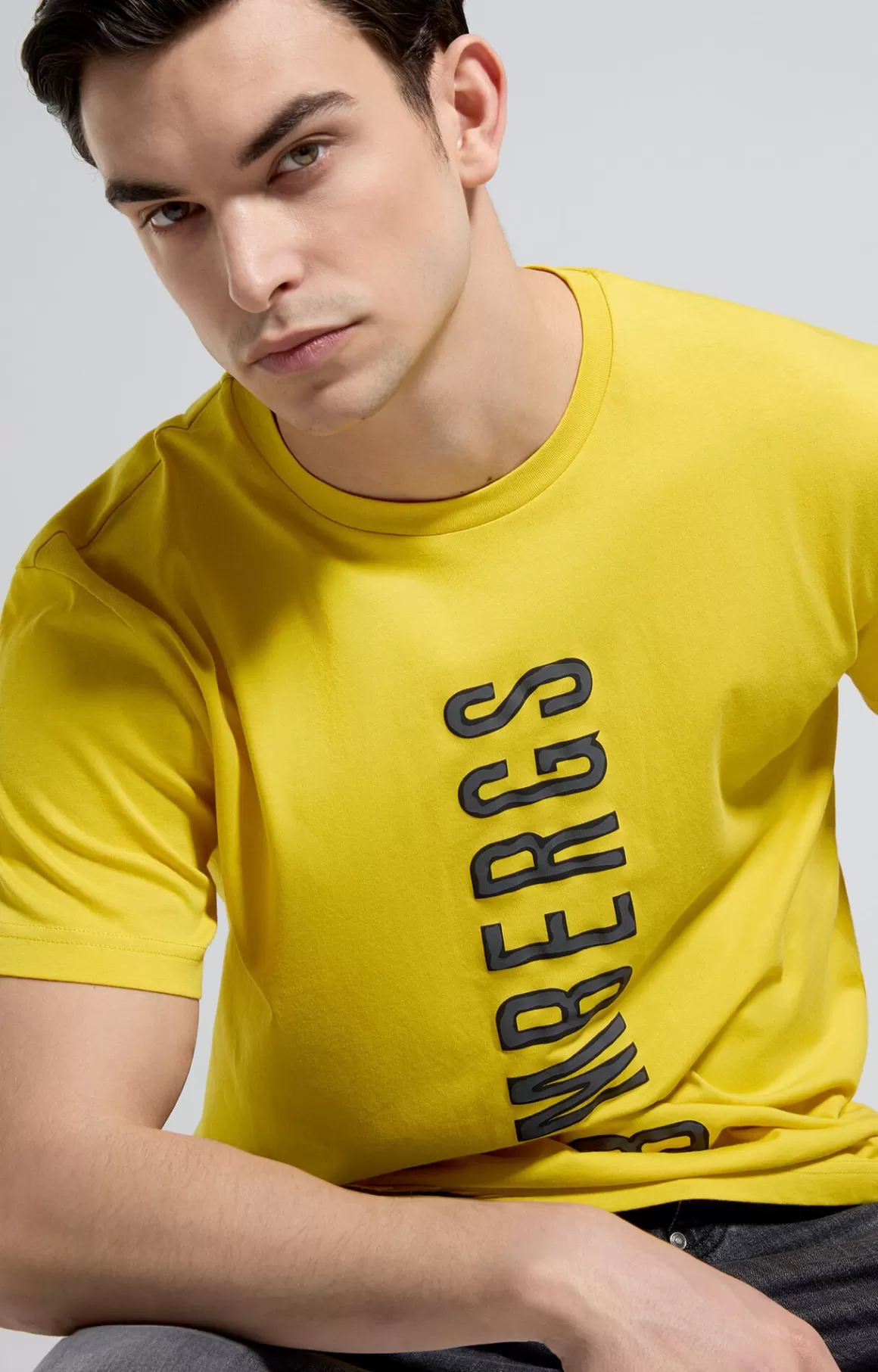 T-Shirts^Bikkembergs Men's Logo T-shirt sulphur