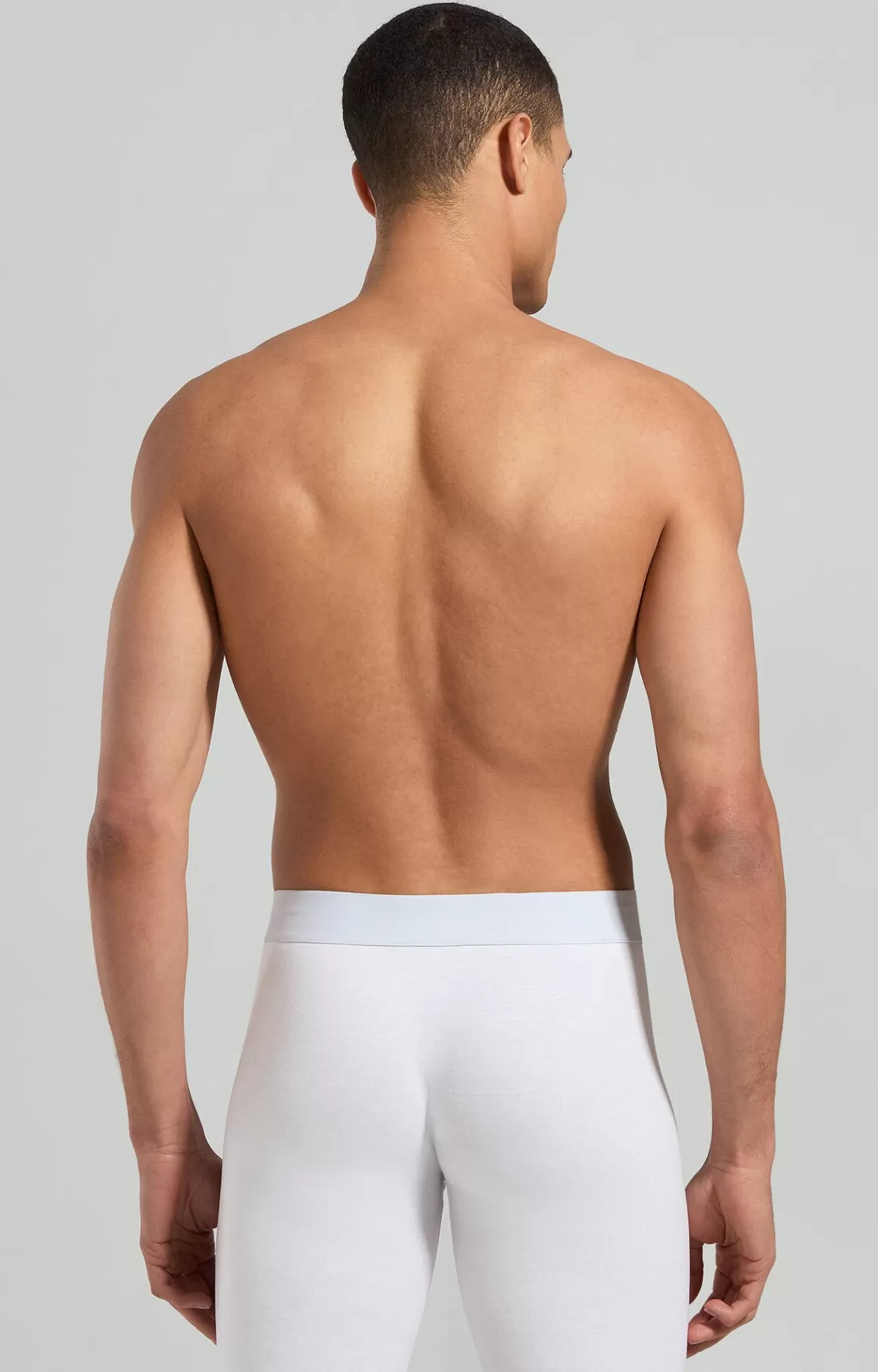 Boxers^Bikkembergs Men's Long Boxer Briefs white