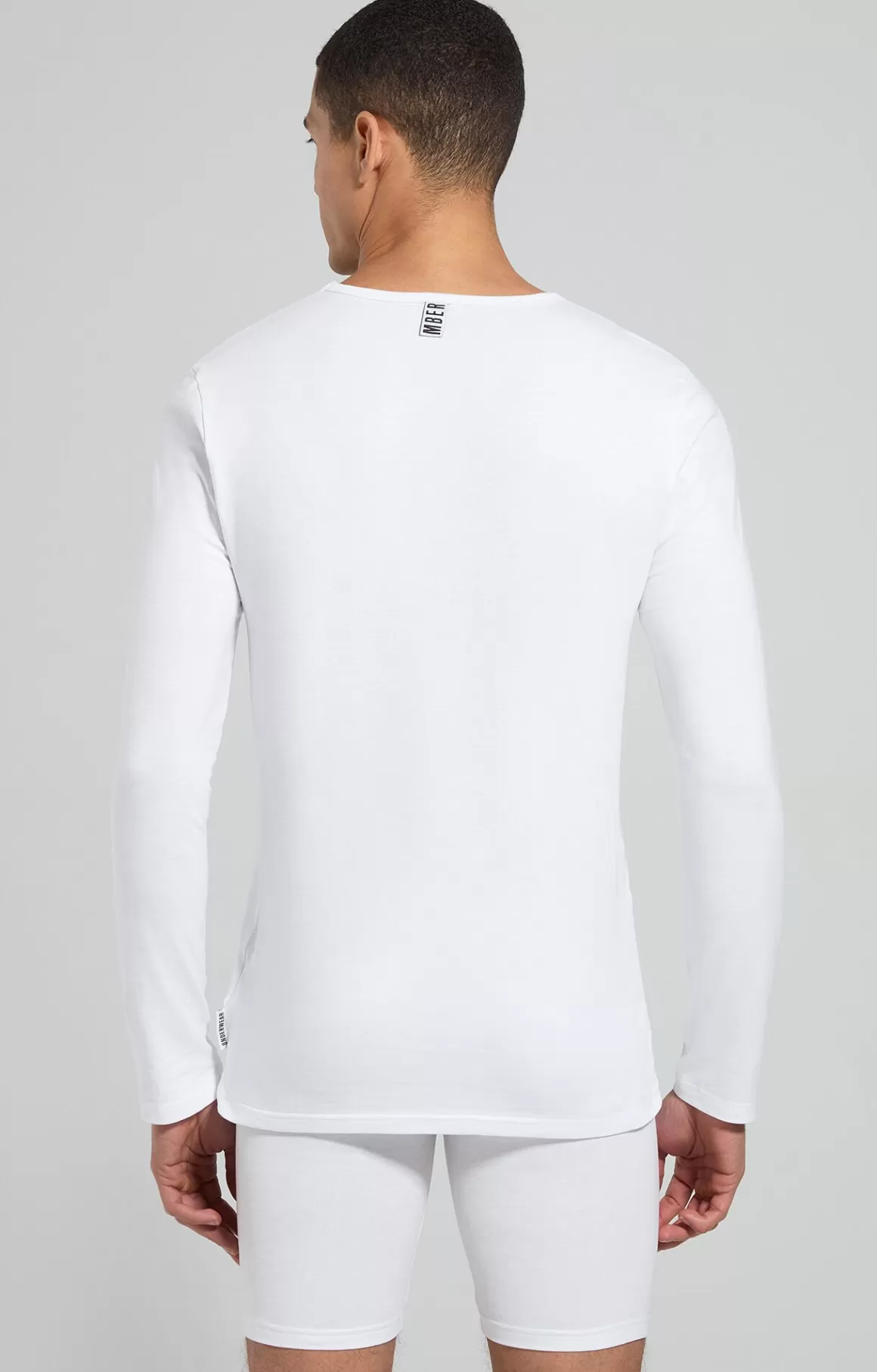 Undershirts^Bikkembergs Men's Long-sleeve Undershirt white