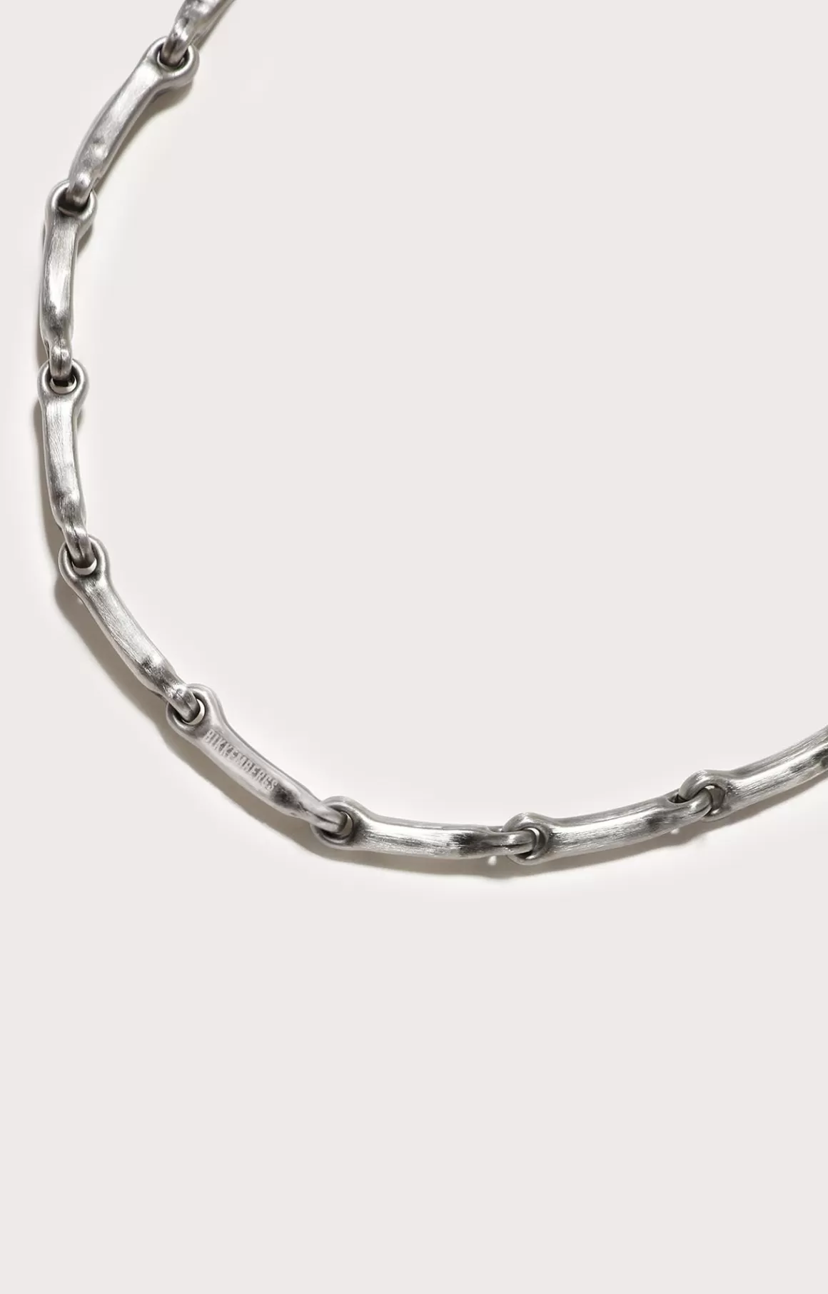 Jewellery^Bikkembergs Men's Necklace With Hammered Effect vintage