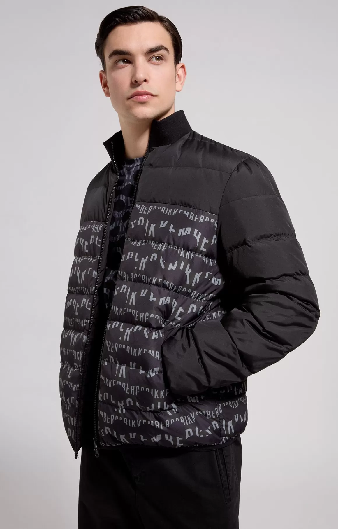 Blazers & Jackets^Bikkembergs Men's Pop Camouflage Puffer black