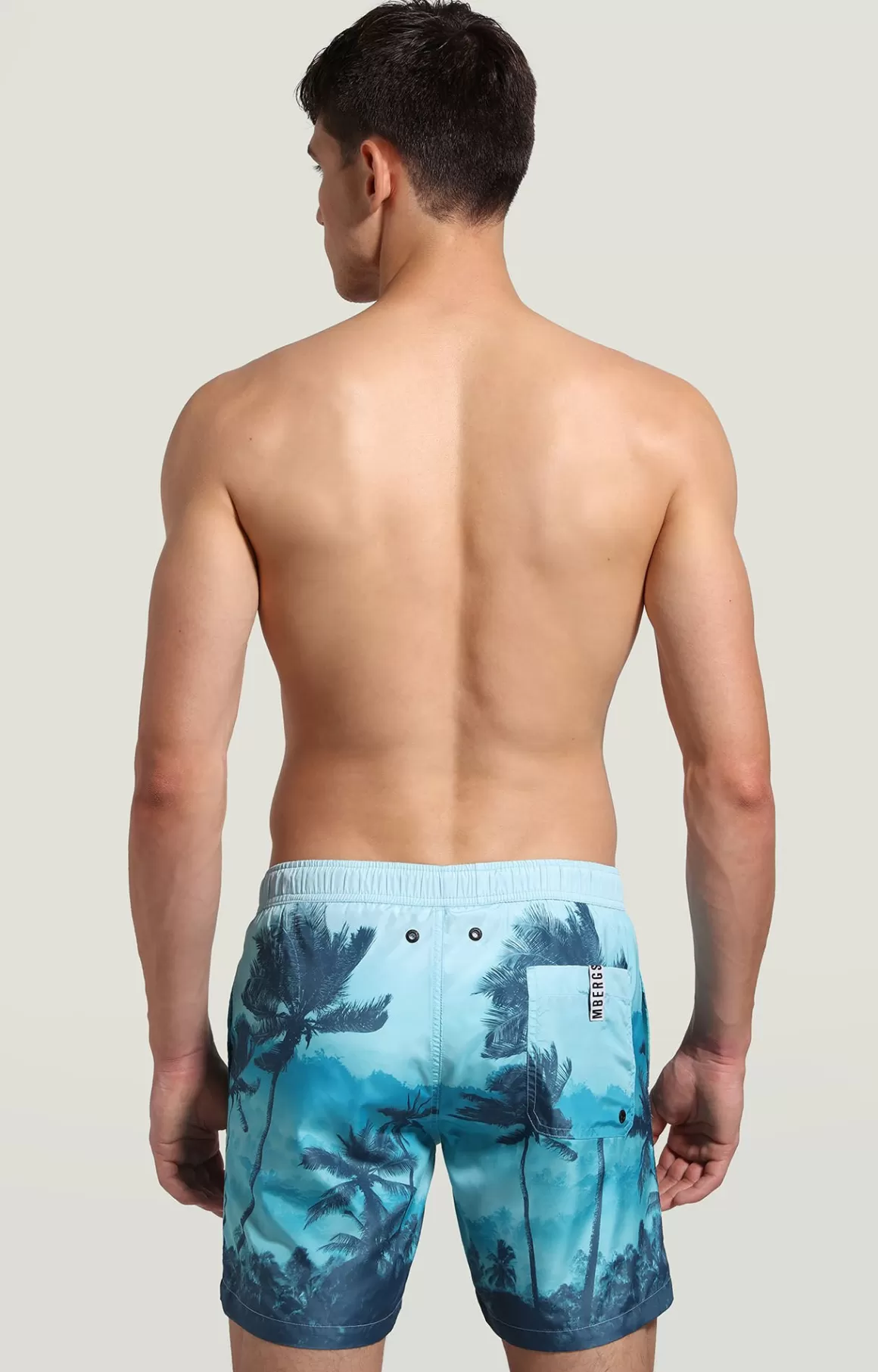 Shorts^Bikkembergs Men's Print Swim Shorts blue