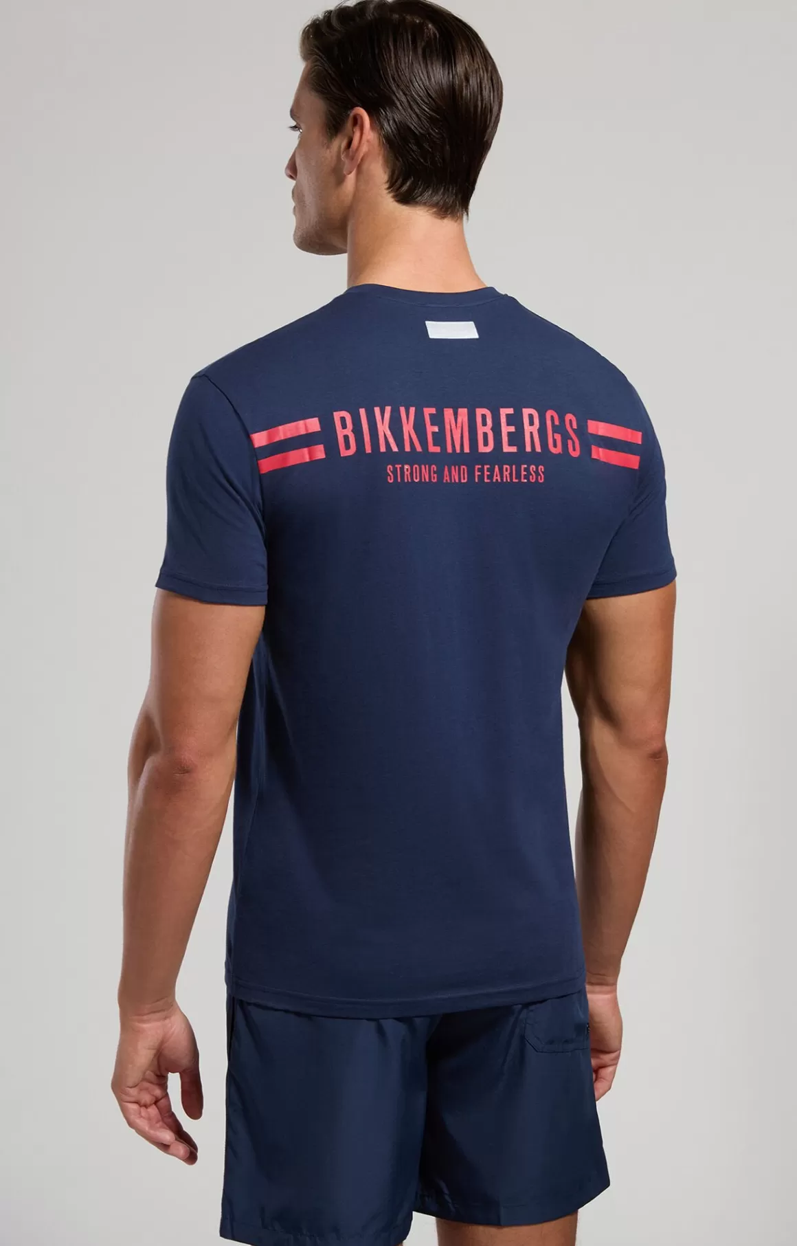 T-Shirts & Tank Tops^Bikkembergs Men's Print T-shirt navy