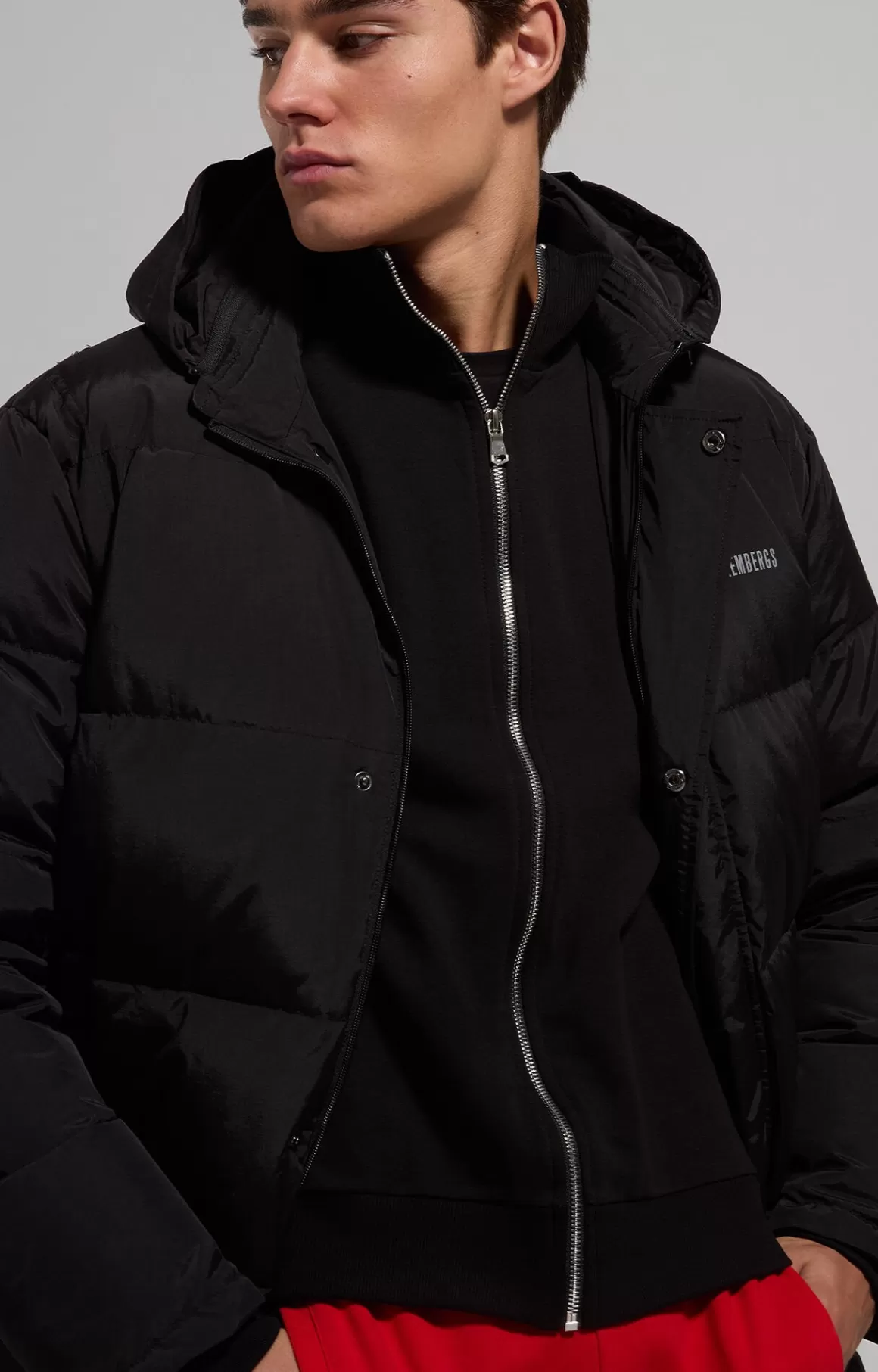 Blazers & Jackets^Bikkembergs Men's Puffer With Reflective Detail black