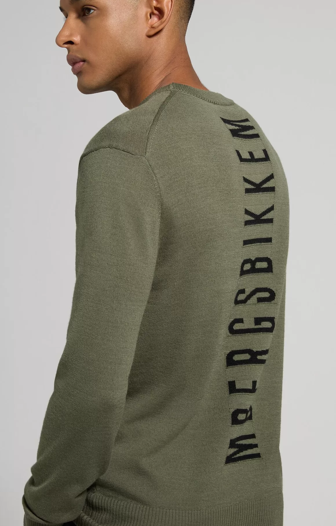 Knitwear^Bikkembergs Men's Pullover With Jacquard Logo beetle