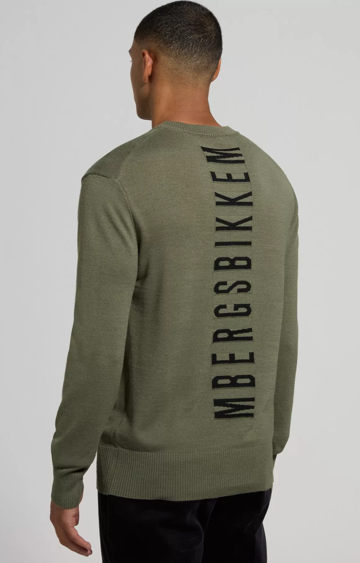 Knitwear^Bikkembergs Men's Pullover With Jacquard Logo beetle