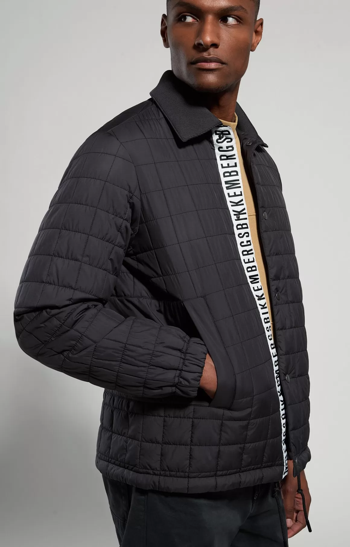 Blazers & Jackets^Bikkembergs Men's Quilted Jacket black