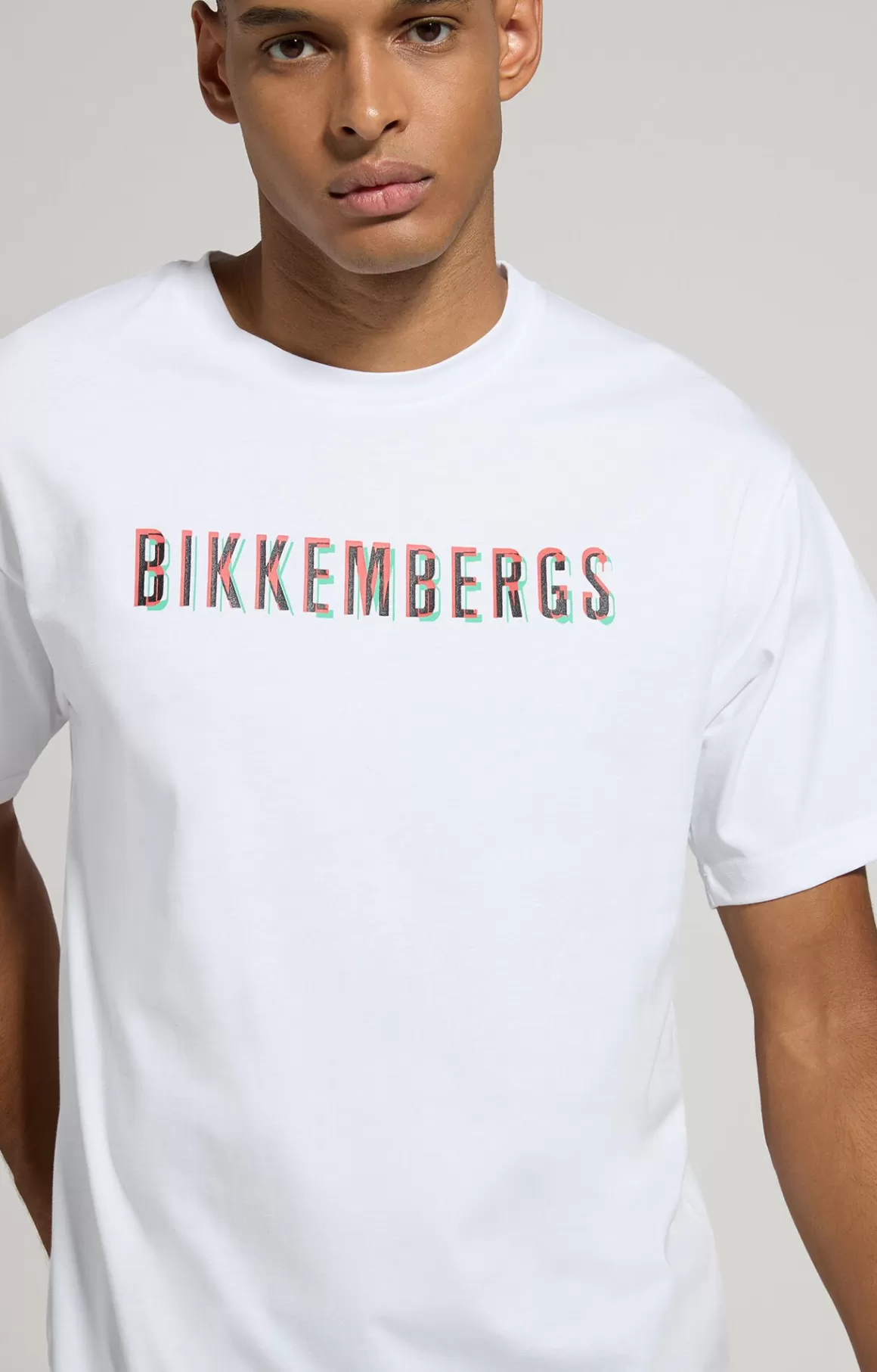 T-Shirts^Bikkembergs Men's Ready To Ride Print T-shirt white