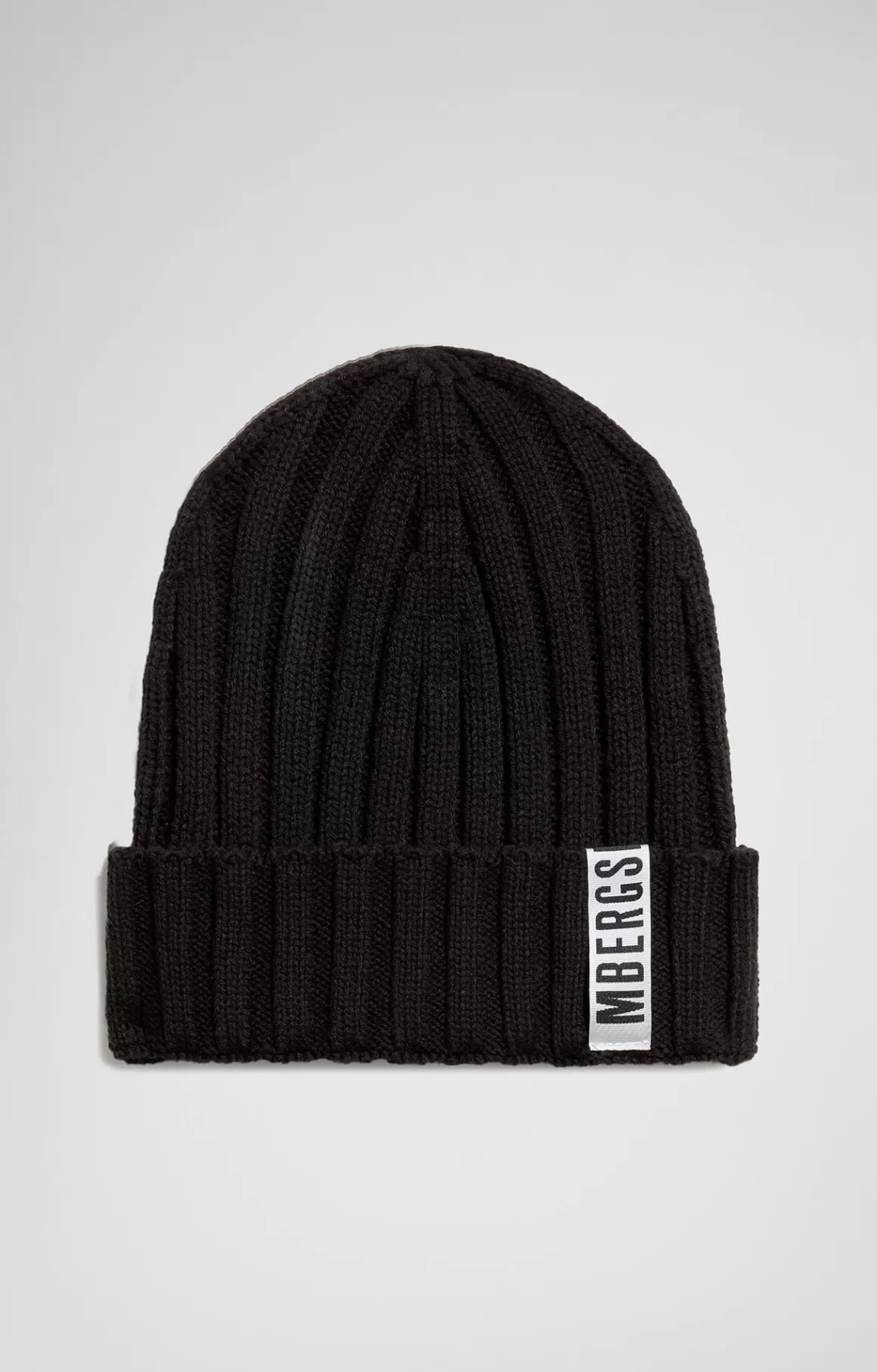 Hats^Bikkembergs Men's Ribbed Beanie black