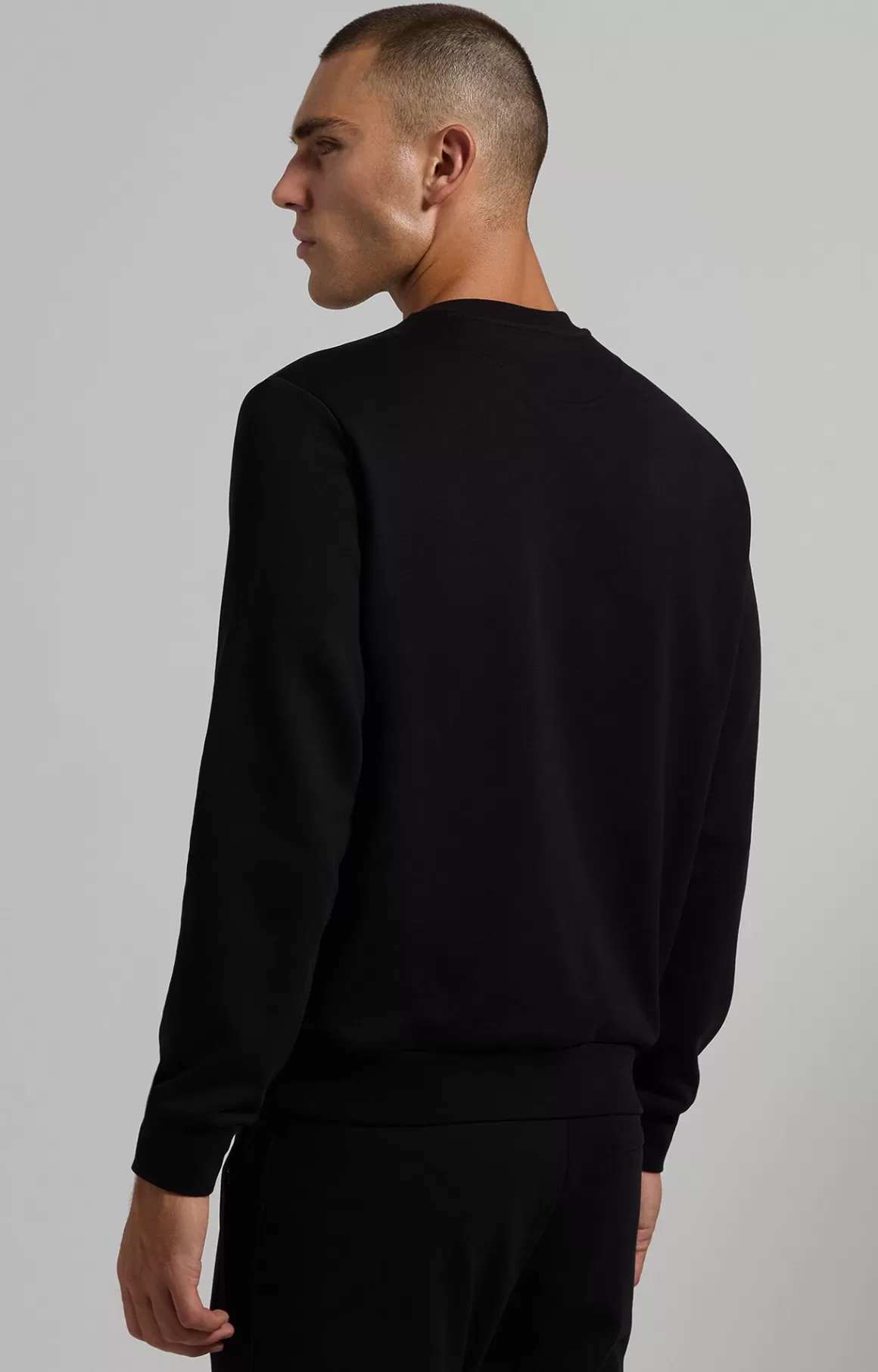 Sweaters^Bikkembergs Men's Round Neck Soccer Sweatshirt black