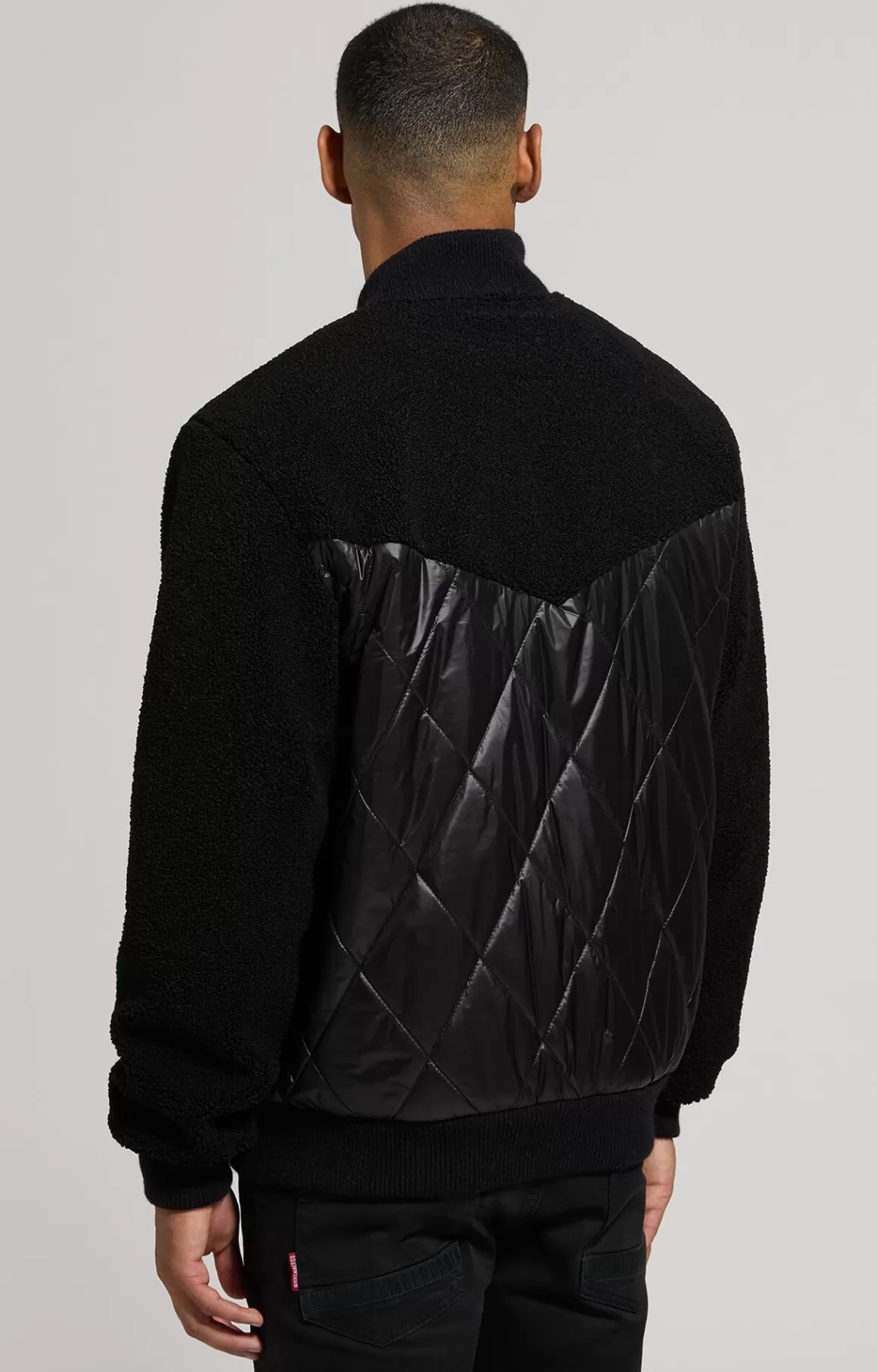 Blazers & Jackets^Bikkembergs Men's Sherpa Bomber black