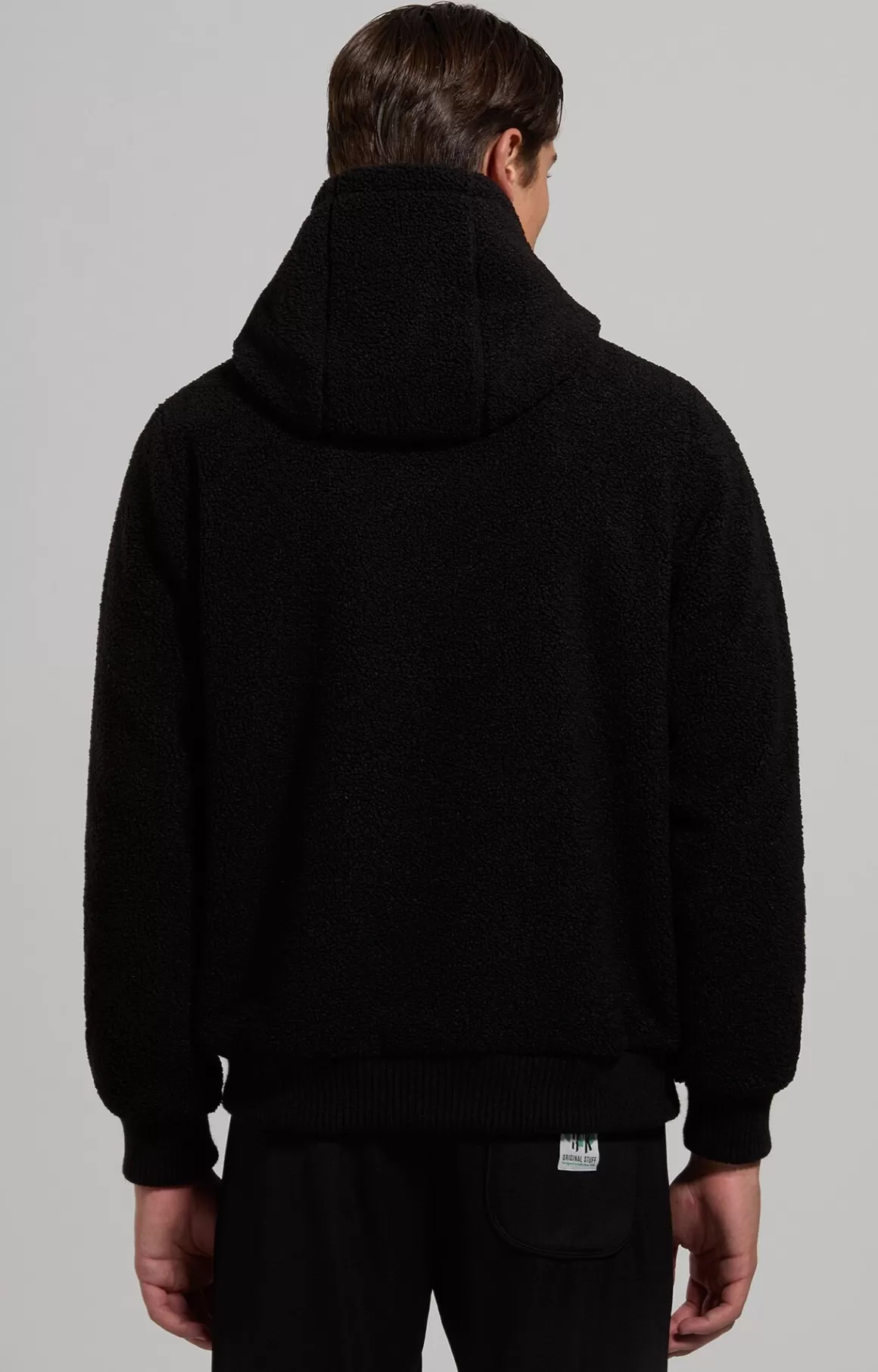 Sweaters | Tracksuits^Bikkembergs Men's Sherpa Sweatshirt black