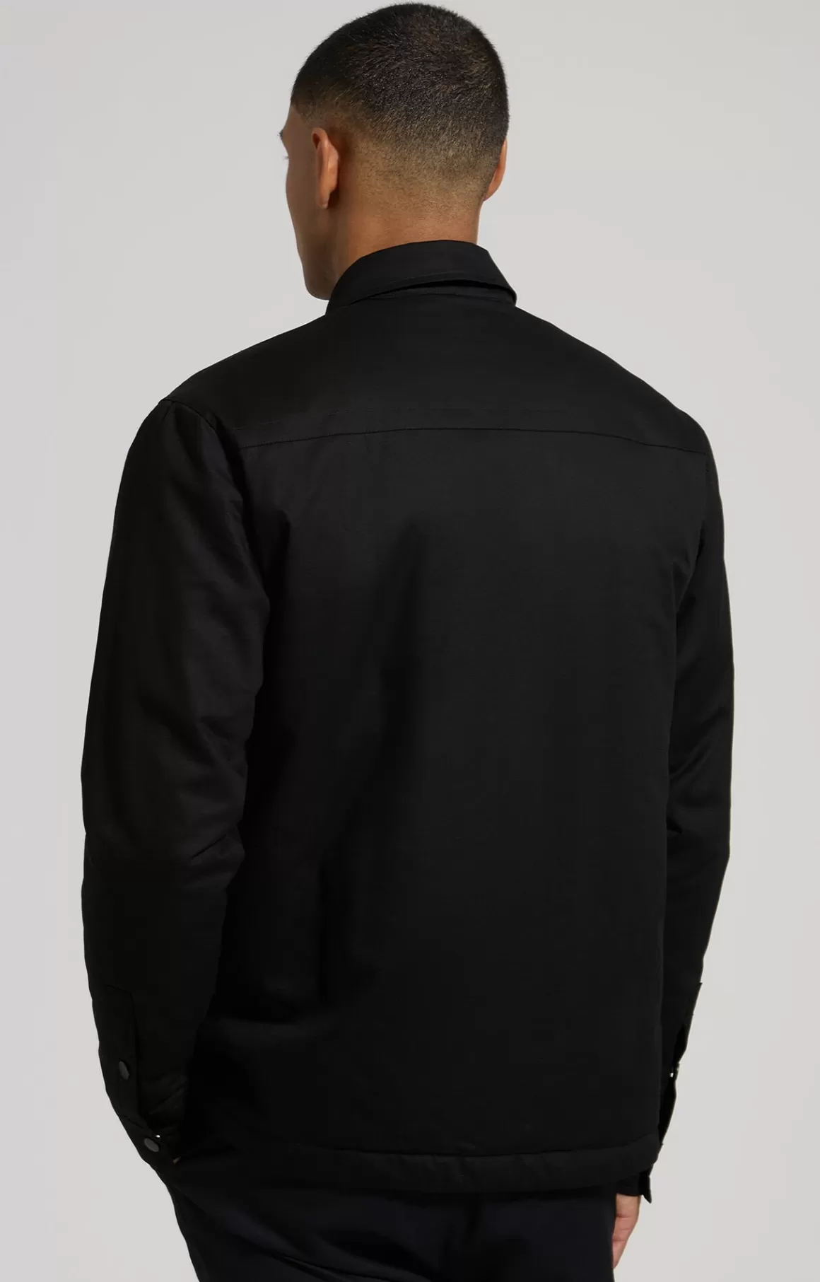 Shirts^Bikkembergs Men's Shirt Jacket meteorite black