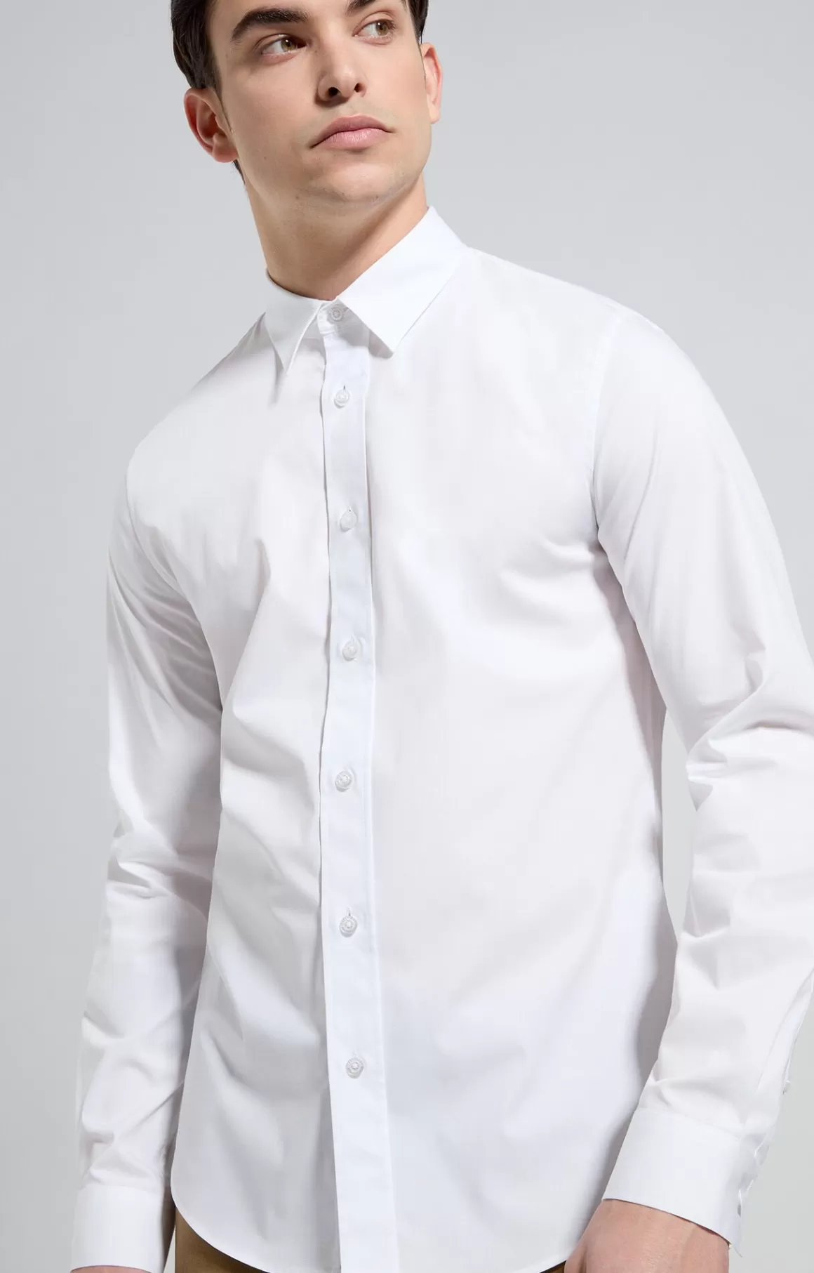 Shirts^Bikkembergs Men's Shirt With Tape white