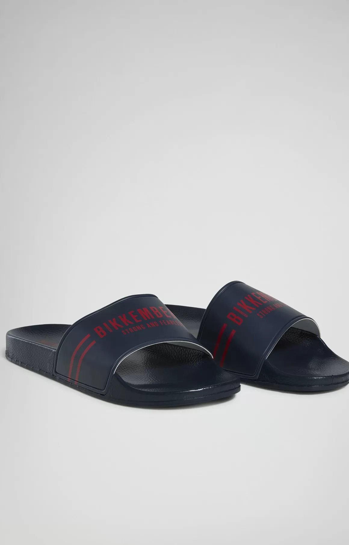 Sliders & Flip Flops | Flip Flops^Bikkembergs Men's Sliders With Sack navy