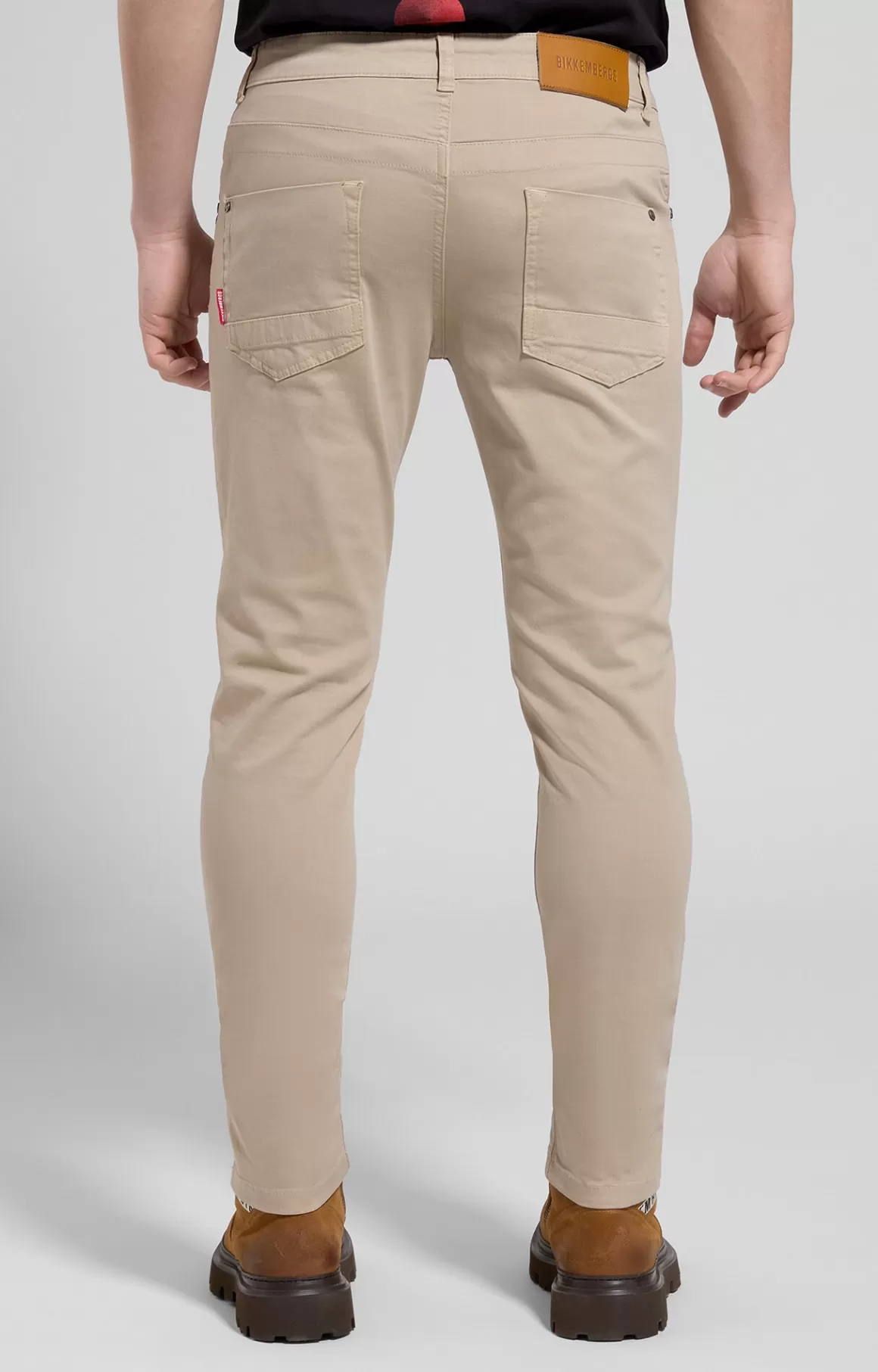 Pants^Bikkembergs Men's Slim Fit 5-pocket Pants incense