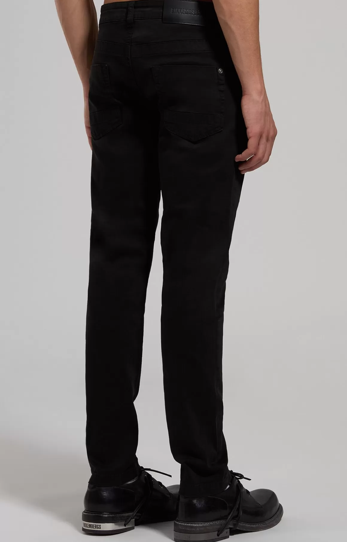 Pants^Bikkembergs Men's Slim Fit 5-pocket Pants meteorite black