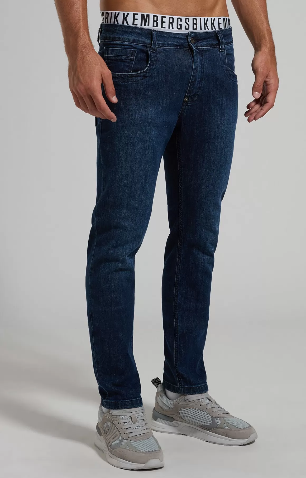 Jeans^Bikkembergs Men's Slim Fit Jeans l2 blue denim