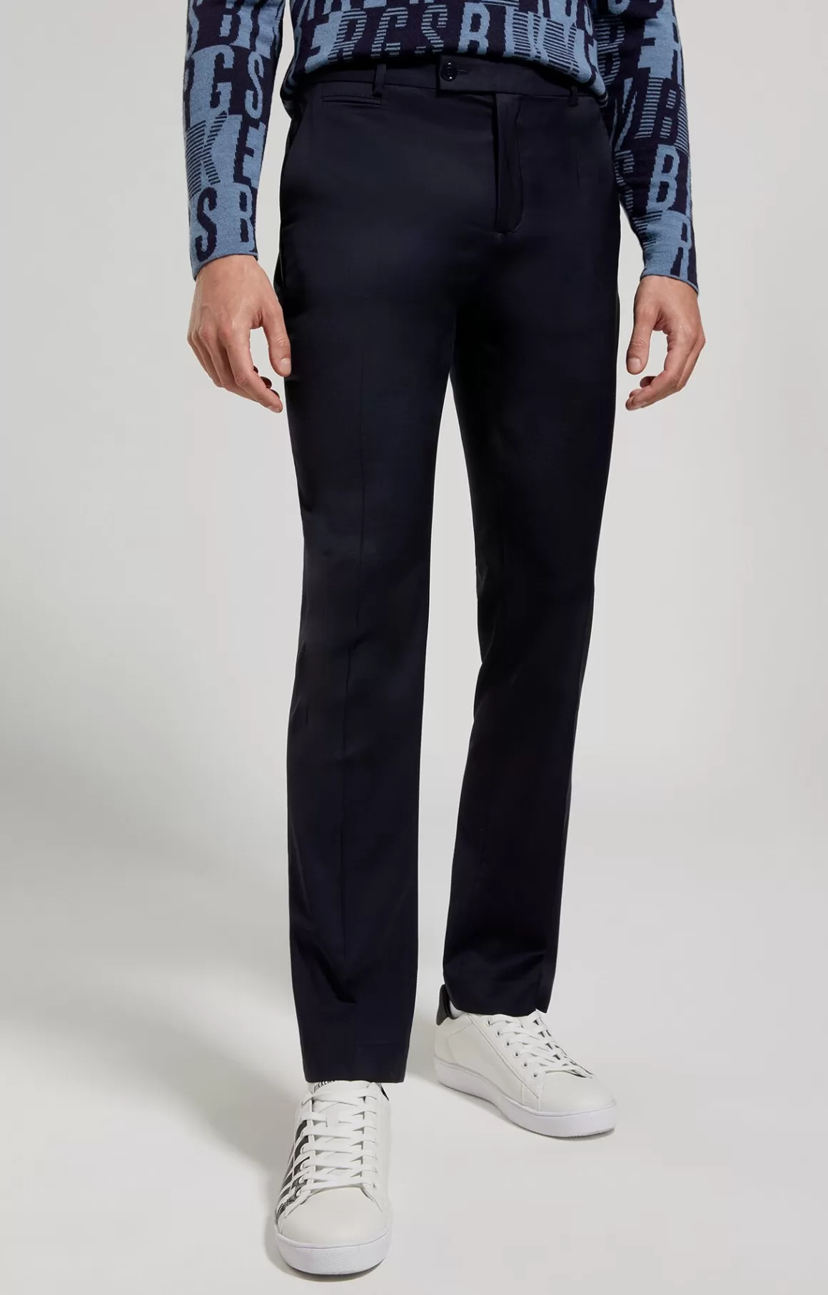 Pants^Bikkembergs Men's Slim Fit Pants deep weel