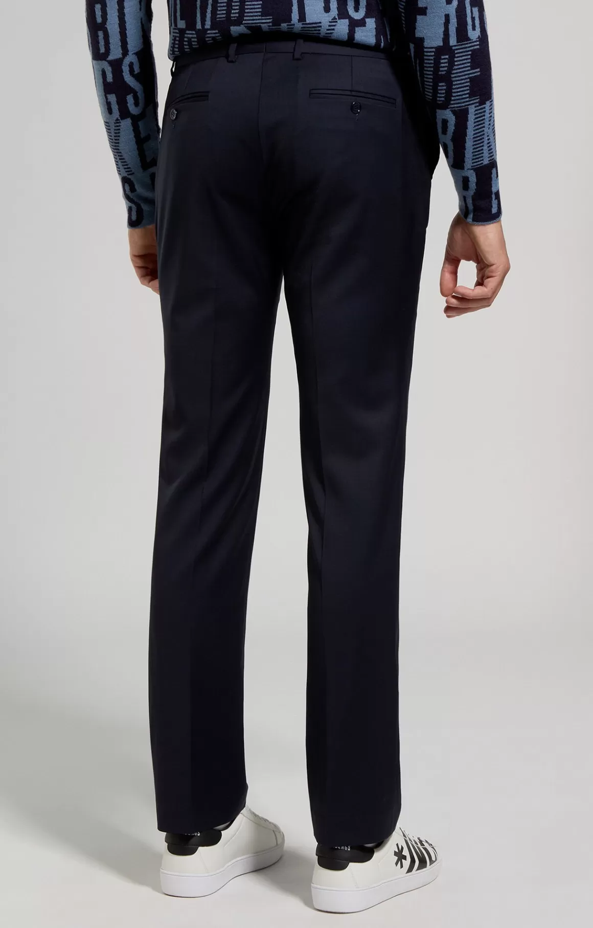 Pants^Bikkembergs Men's Slim Fit Pants deep weel