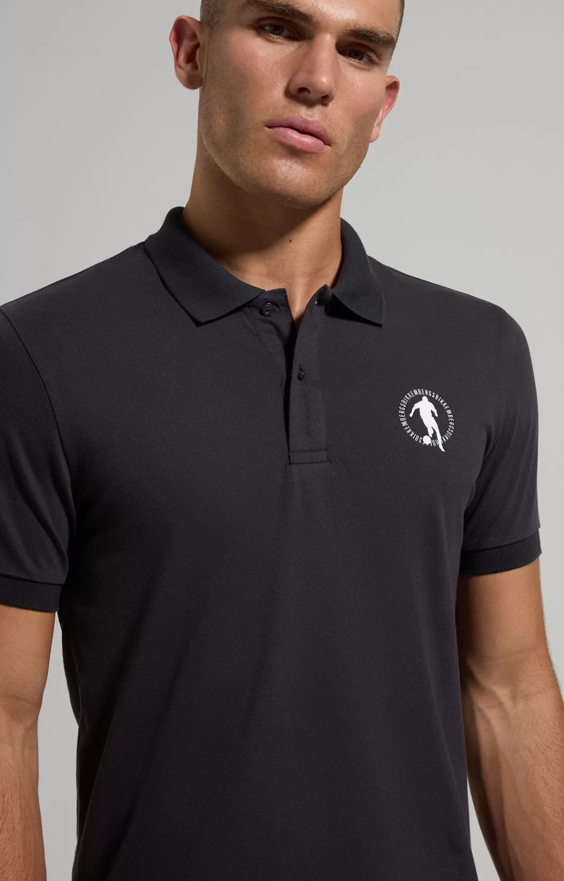 Polo Shirts^Bikkembergs Men's Slim Fit Polo Shirt blue graphite