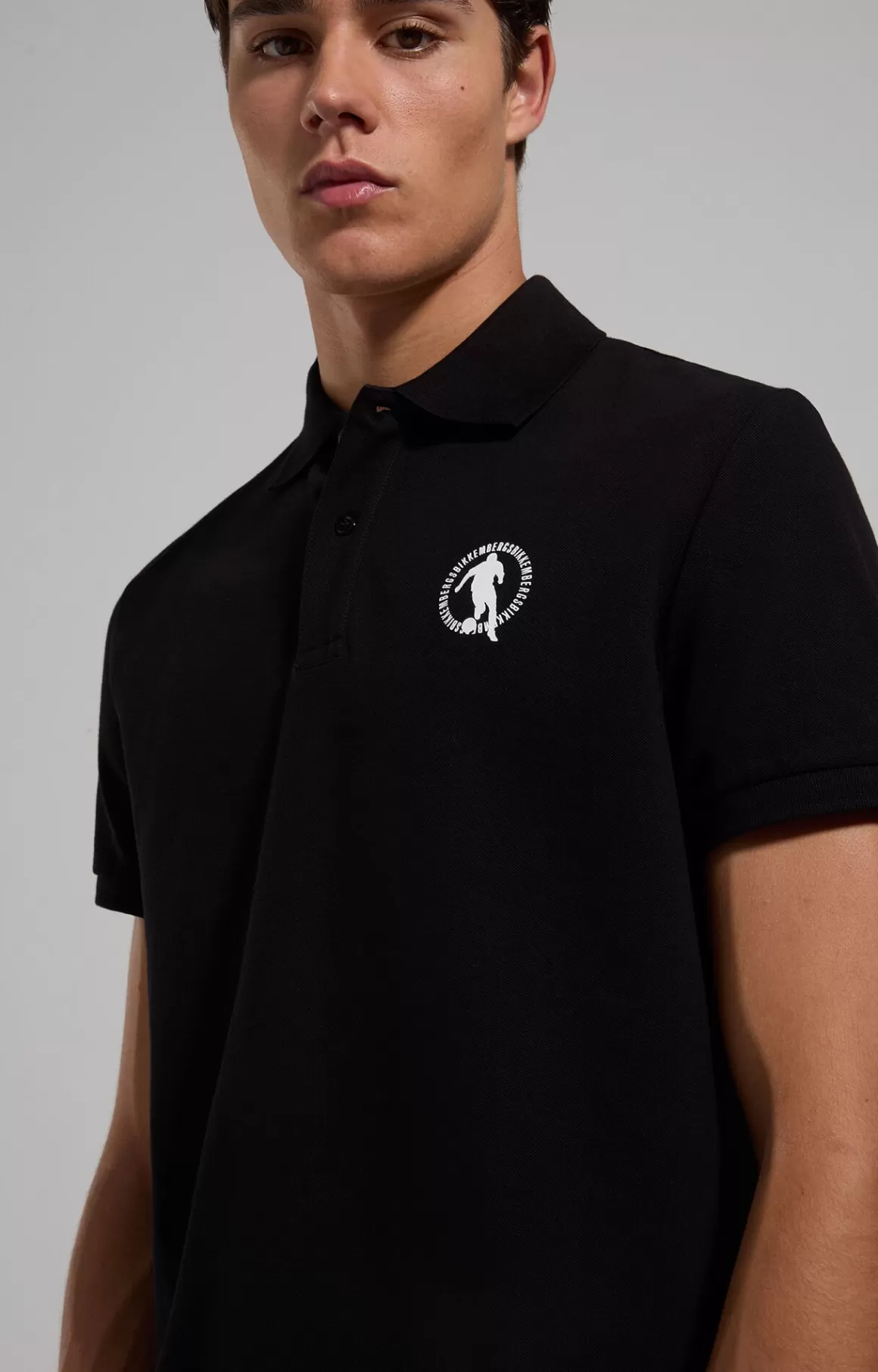 Polo Shirts^Bikkembergs Men's Slim Fit Polo Shirt black