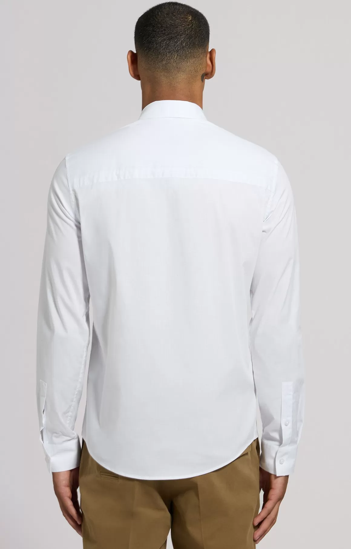 Shirts^Bikkembergs Men's Slim Fit Print Shirt white