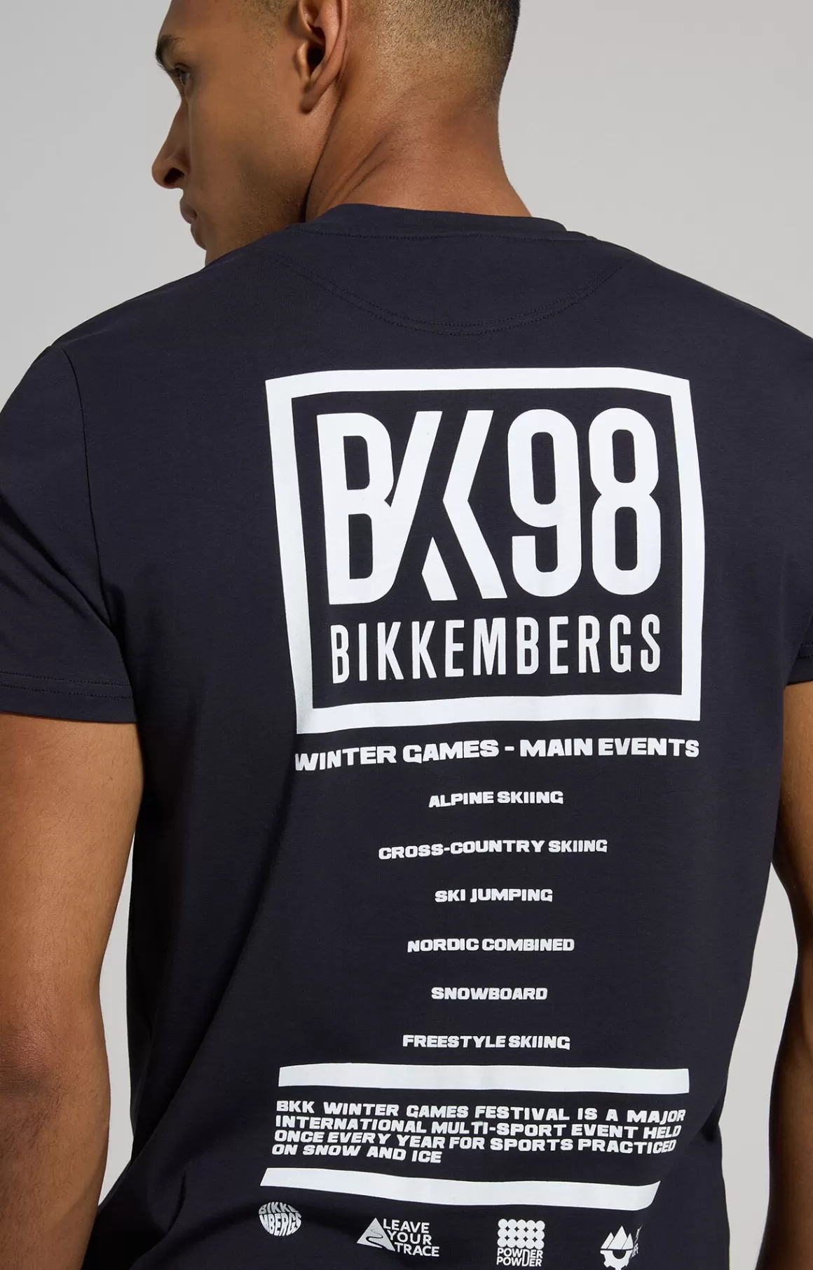 T-Shirts^Bikkembergs Men's Slim Fit Print T-shirt deep weel