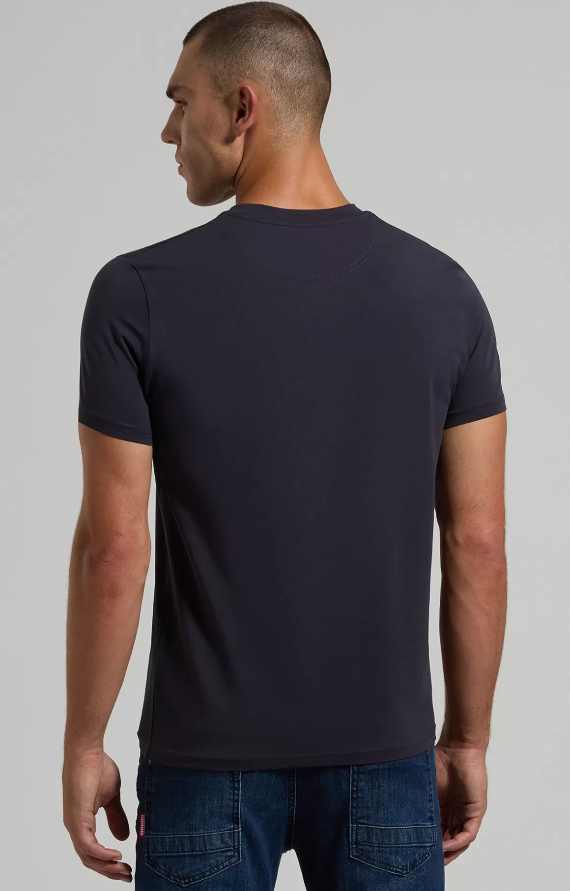 T-Shirts^Bikkembergs Men's Slim Fit Print T-shirt blue graphite