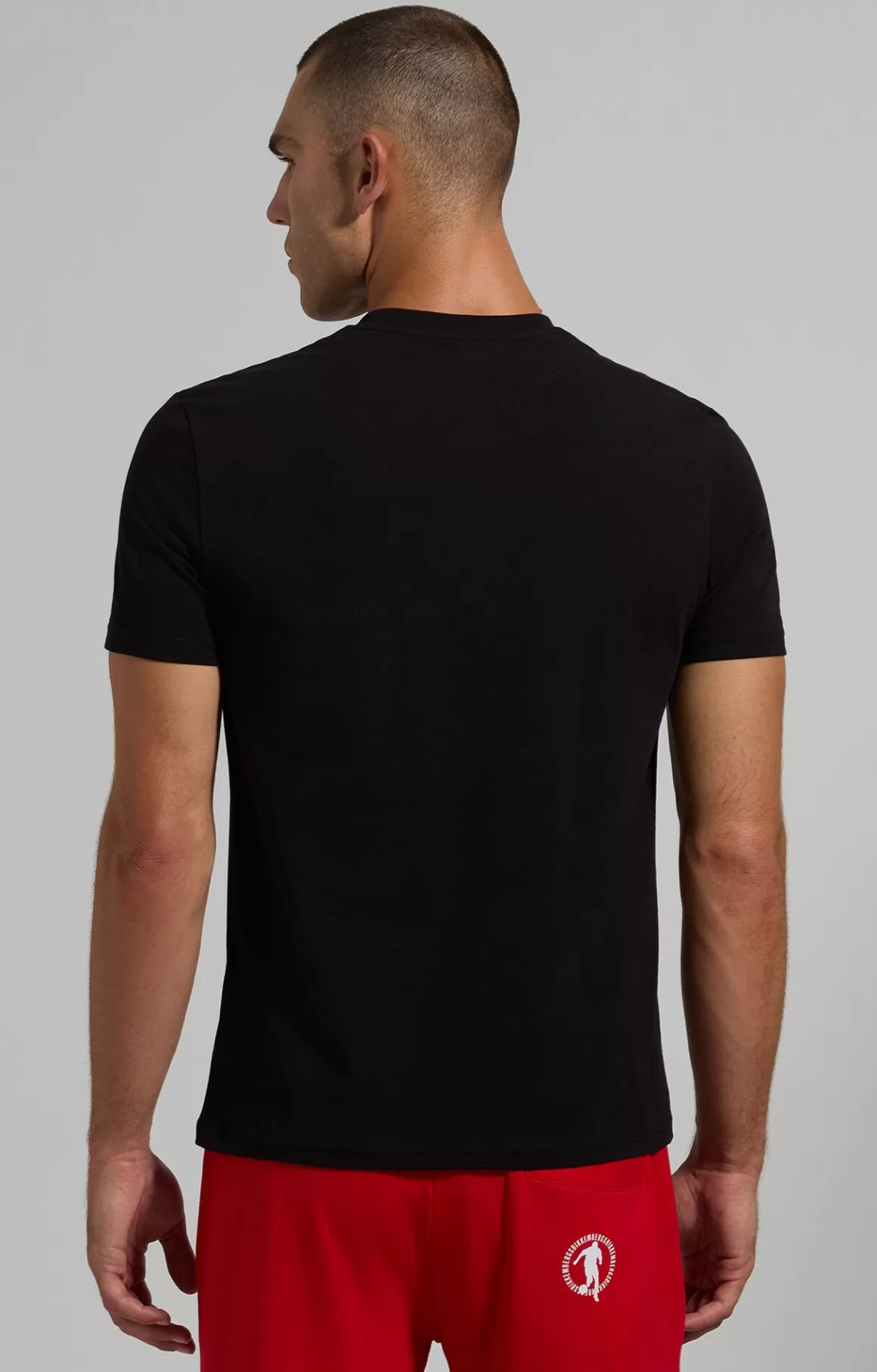 T-Shirts^Bikkembergs Men's Slim Fit Print T-shirt black