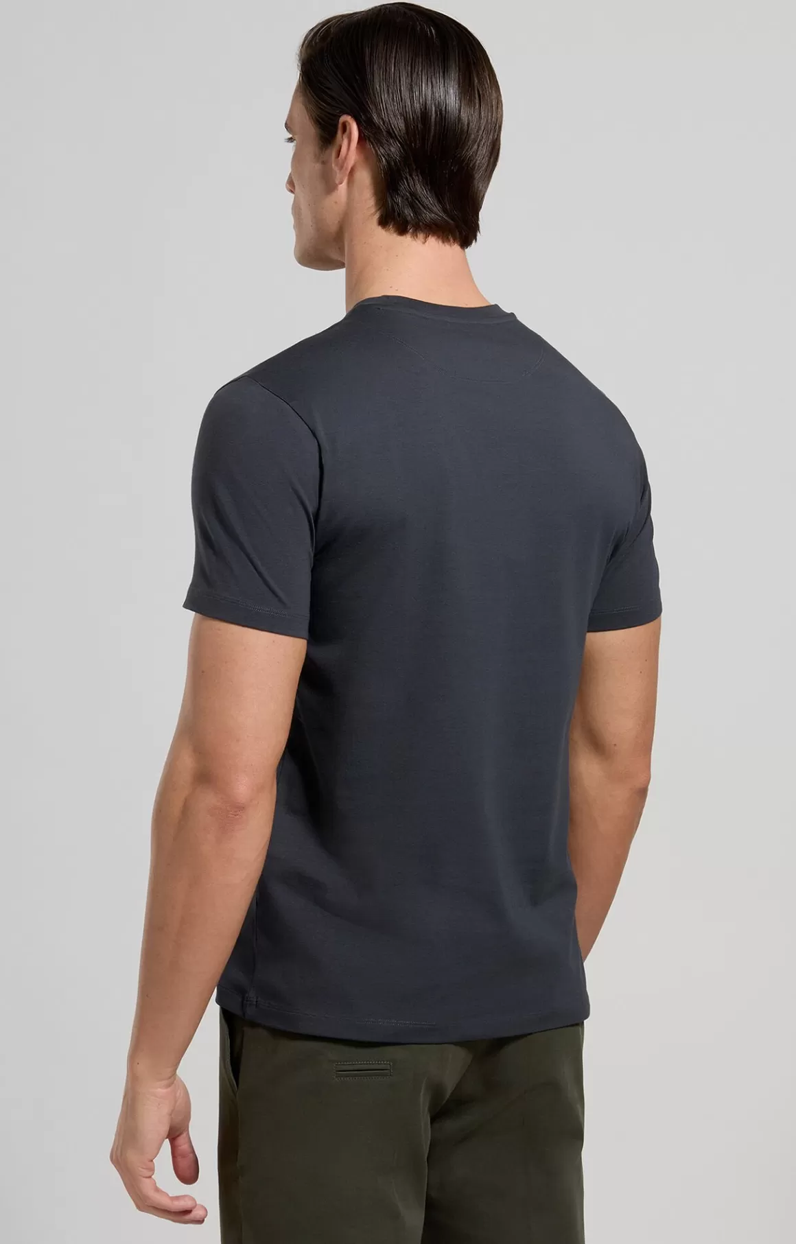 T-Shirts^Bikkembergs Men's Slim Fit Print T-shirt blue graphite